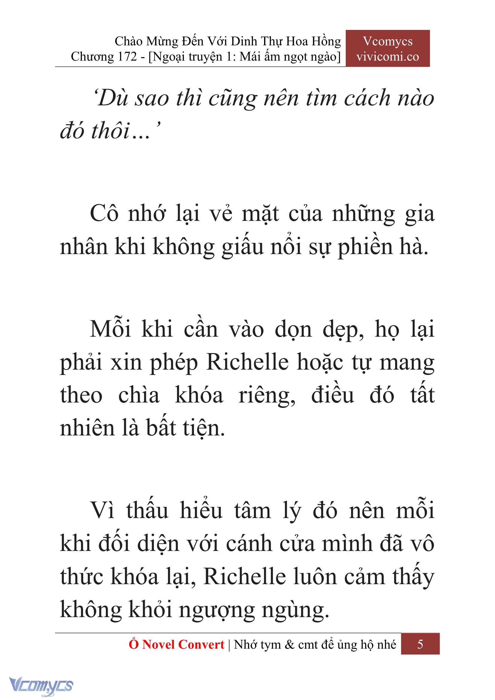 [Novel] Chào Mừng Đến Với Dinh Thự Hoa Hồng Chap 172 - Trang 2