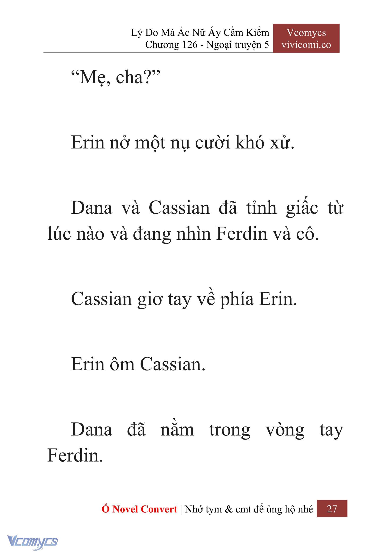 [Novel] Lý Do Mà Ác Nữ Ấy Cầm Kiếm Chap 126 - Trang 2