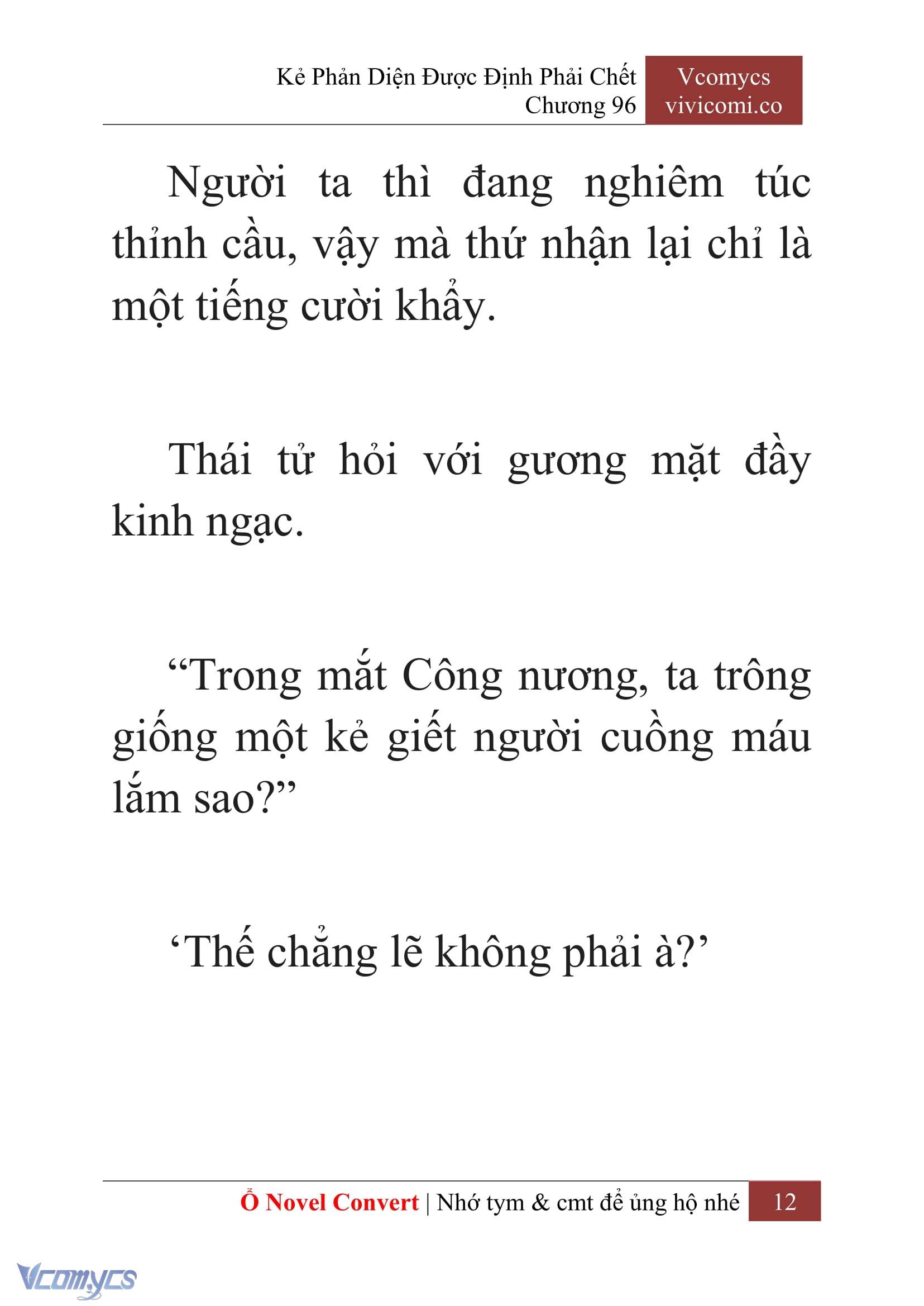 [Novel] Kẻ Phản Diện Được Định Phải Chết Chap 96 - Trang 2