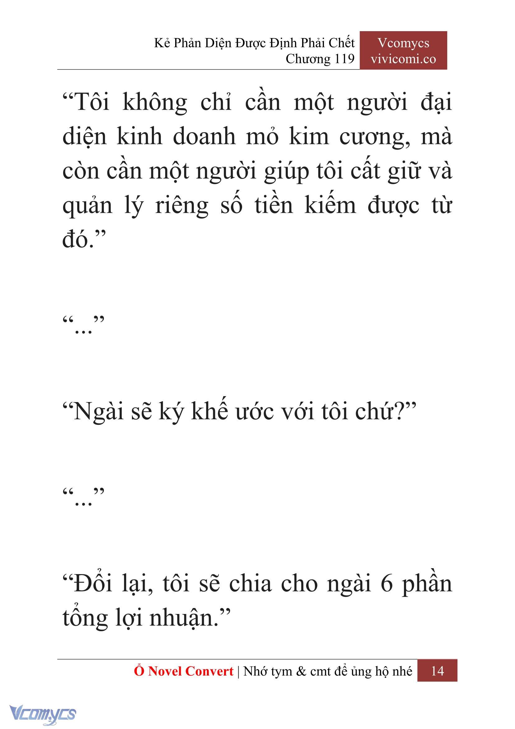 [Novel] Kẻ Phản Diện Được Định Phải Chết Chap 119 - Next Chap 120