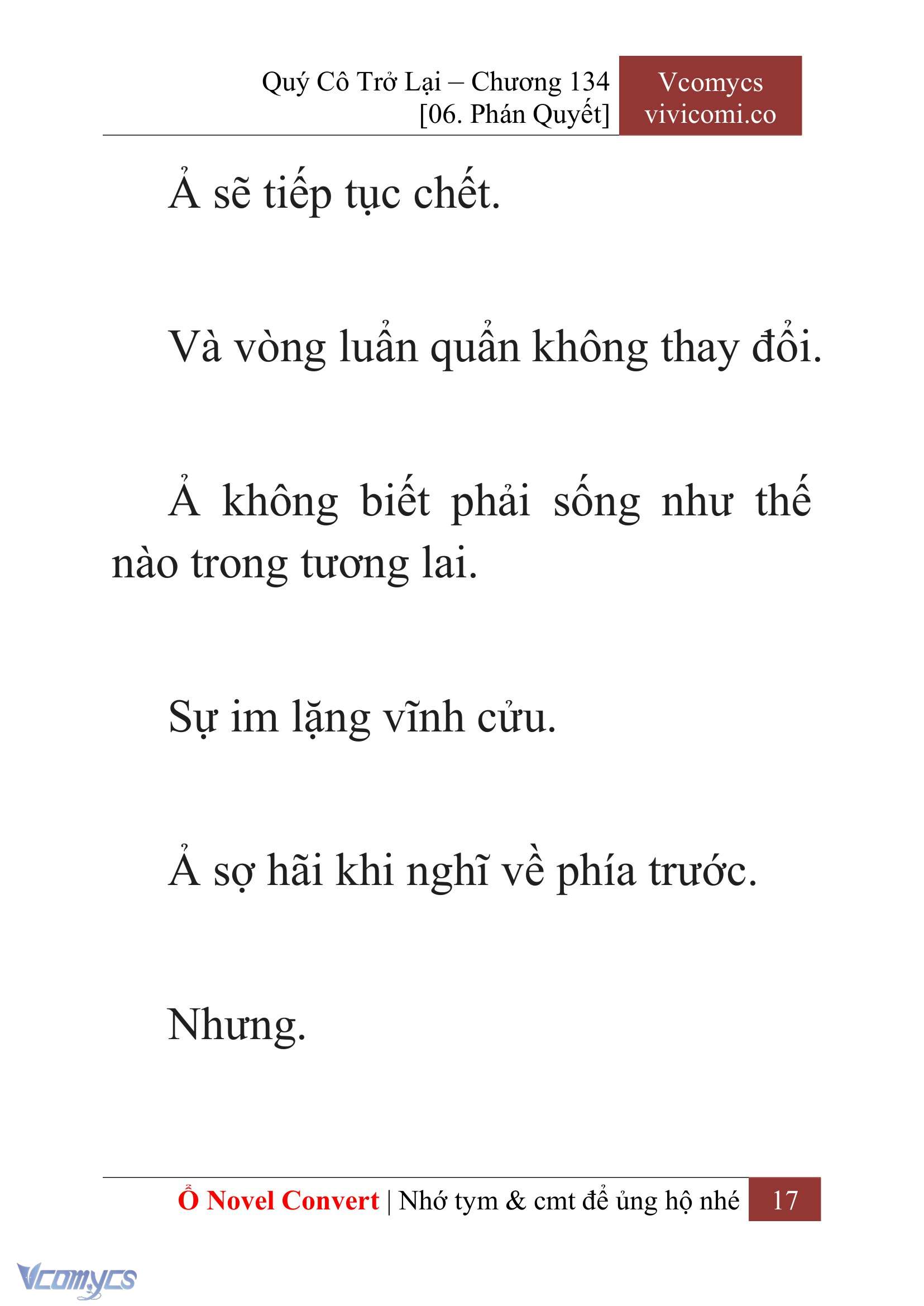 [Novel] Quý Cô Trở Lại Chap 134 - Trang 2