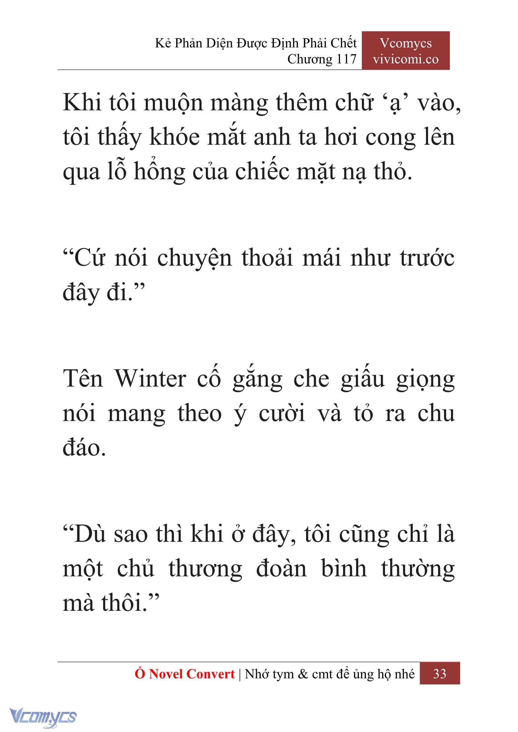 [Novel] Kẻ Phản Diện Được Định Phải Chết Chap 117 - Trang 2