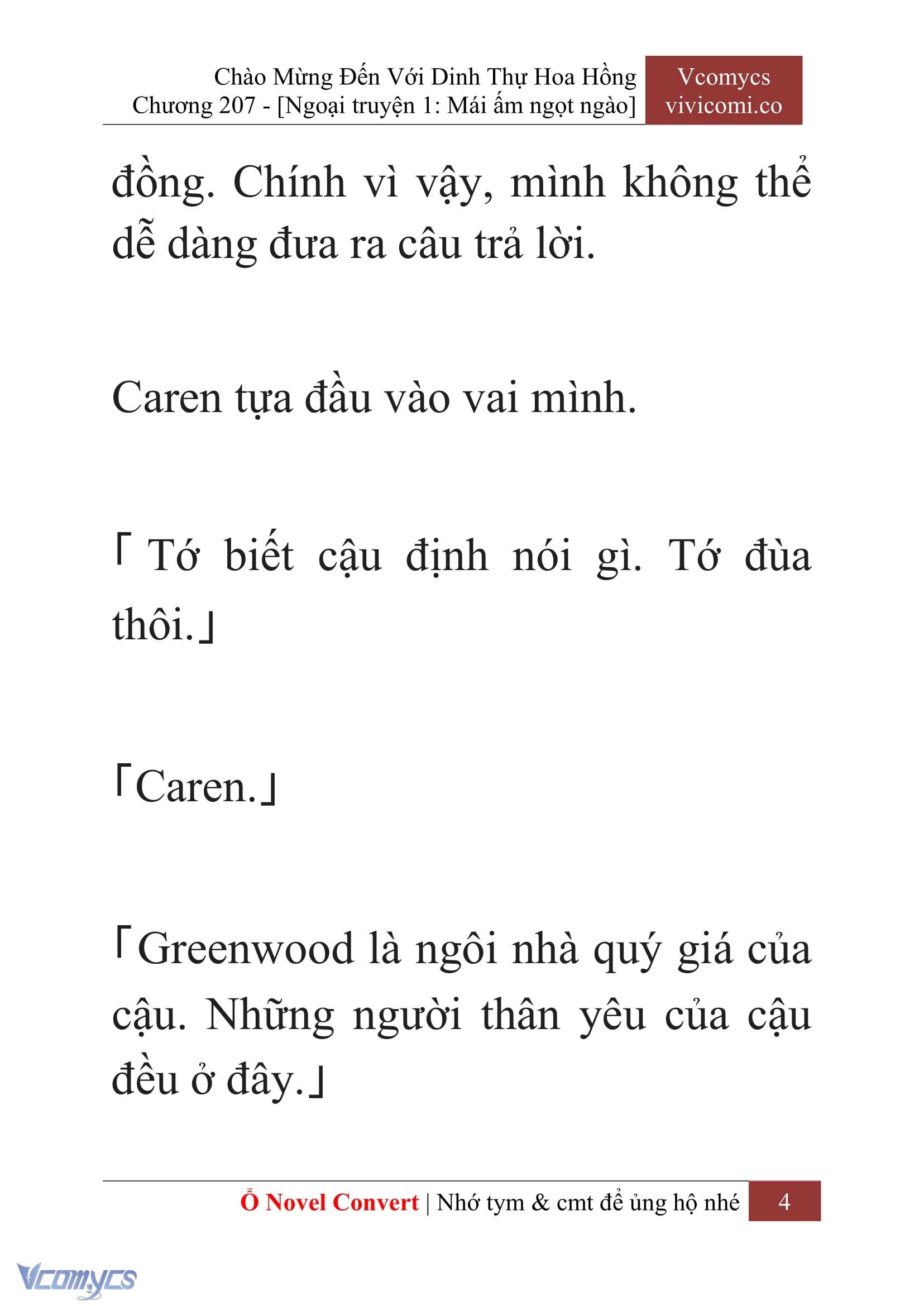 [Novel] Chào Mừng Đến Với Dinh Thự Hoa Hồng Chap 207 - Trang 2
