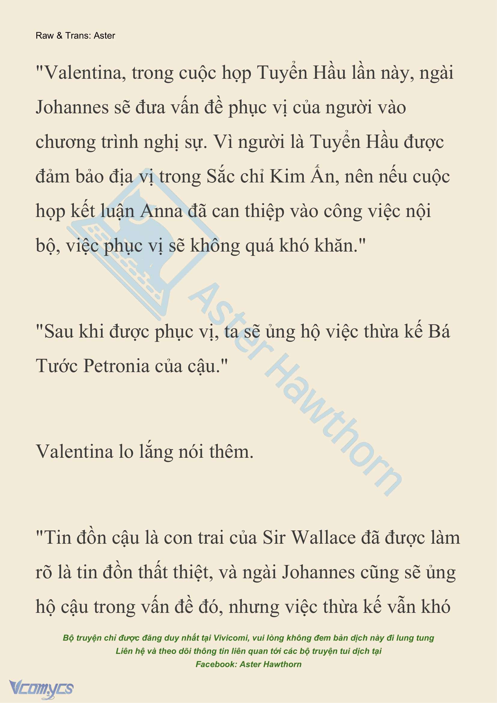 [NOVEL] Thiên Đường Của Valentina Chap 159 - Trang 2