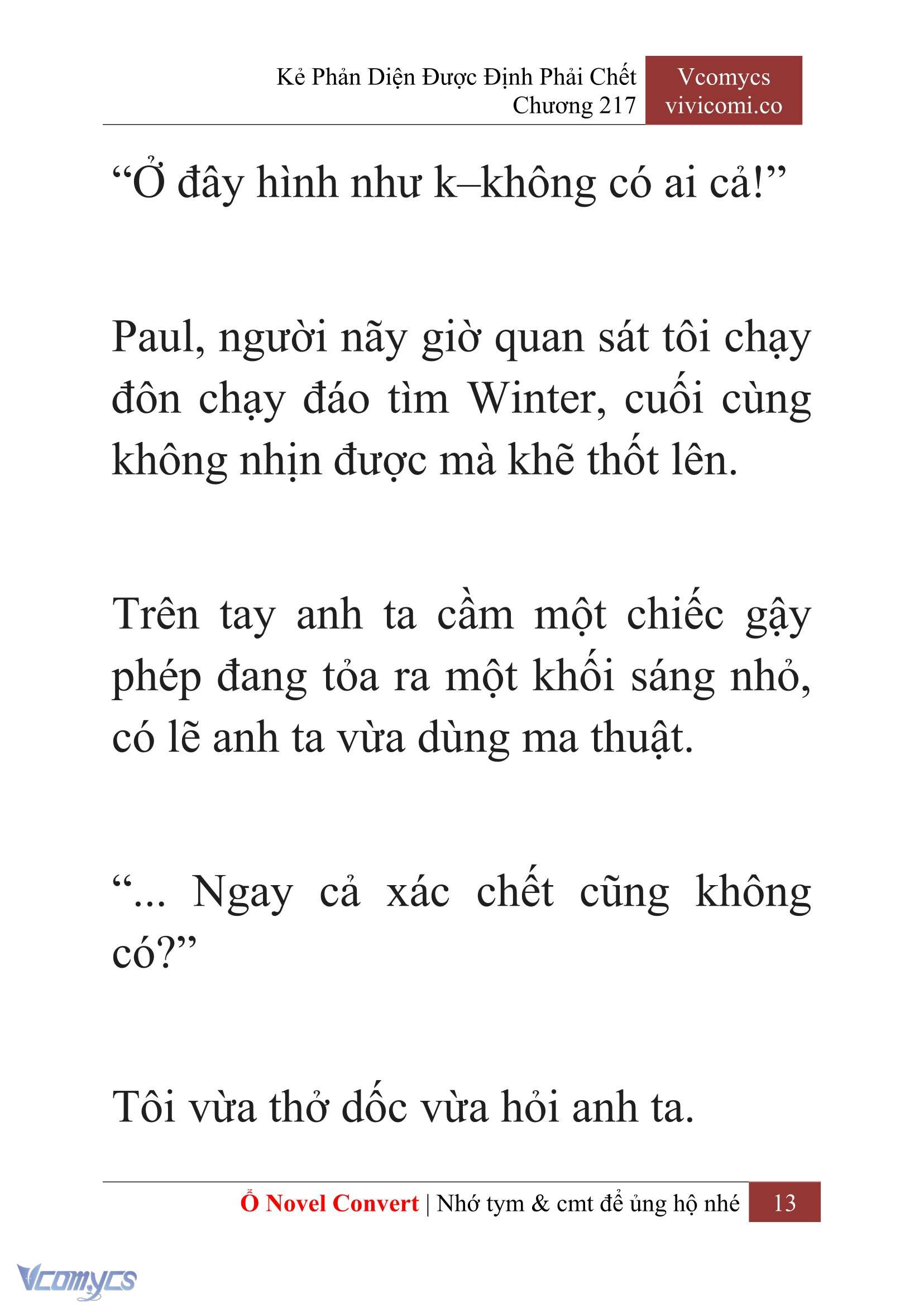 [Novel] Kẻ Phản Diện Được Định Phải Chết Chap 217 - Next Chap 218