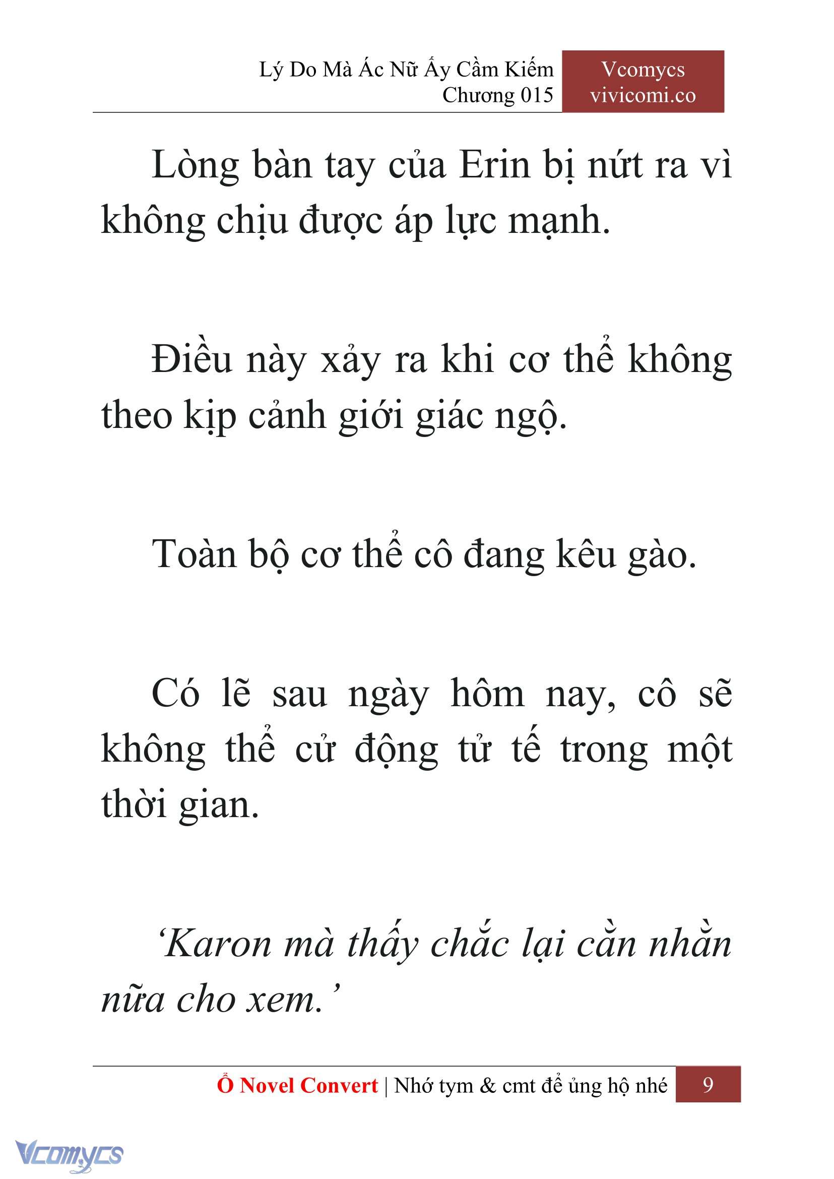 [Novel] Lý Do Mà Ác Nữ Ấy Cầm Kiếm Chap 15 - Trang 2
