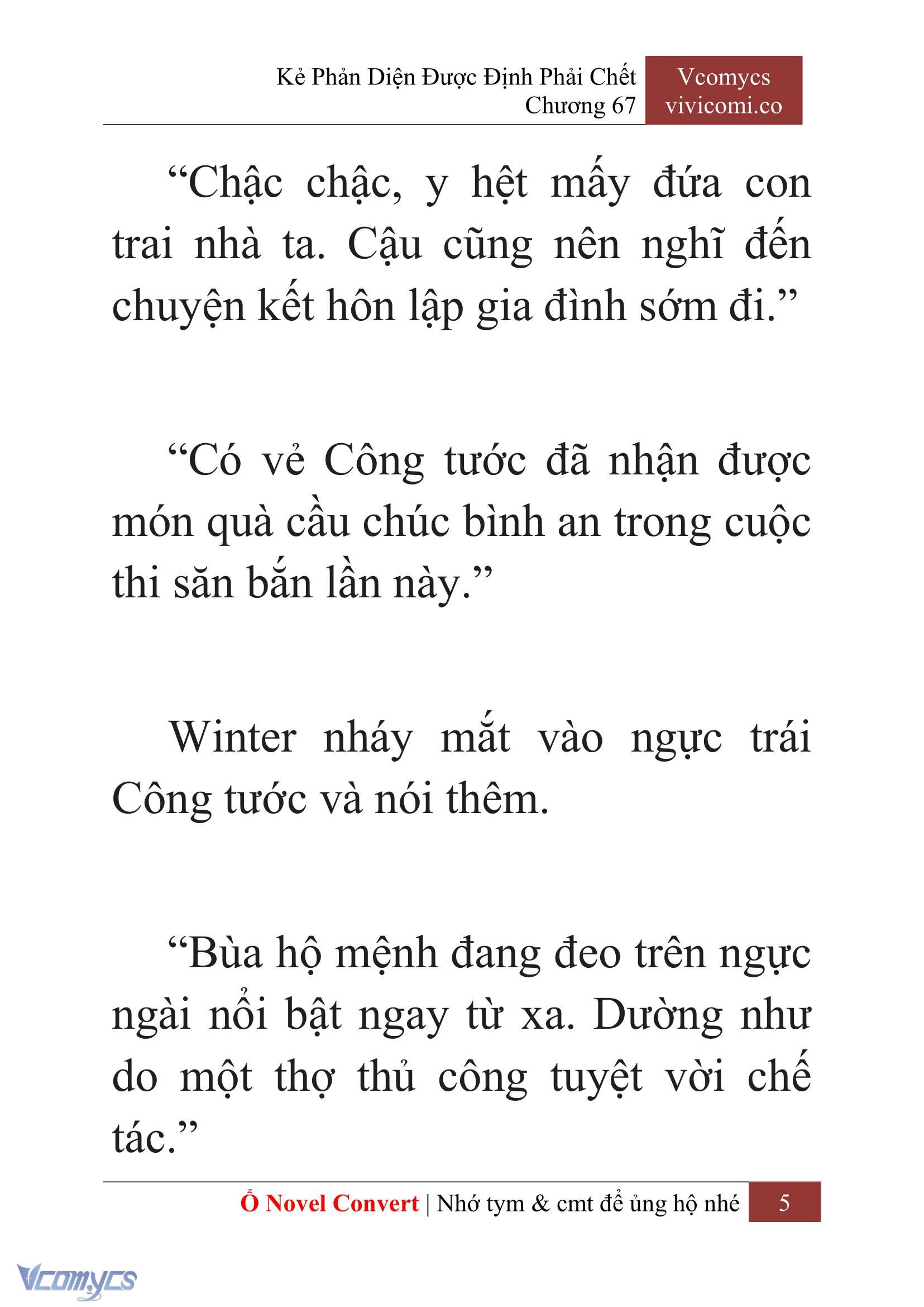 [Novel] Kẻ Phản Diện Được Định Phải Chết Chap 67 - Next Chap 68
