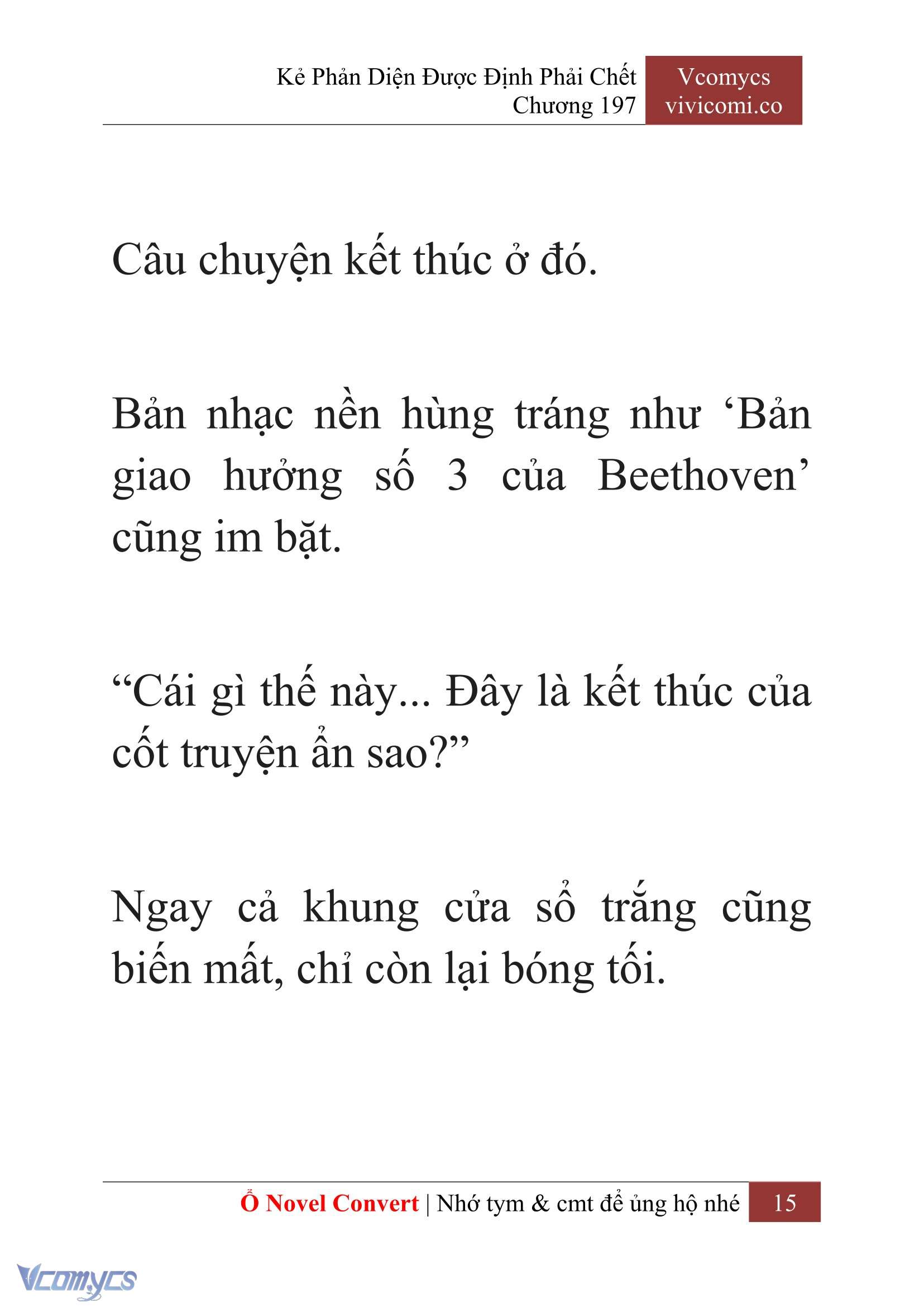 [Novel] Kẻ Phản Diện Được Định Phải Chết Chap 197 - Trang 2