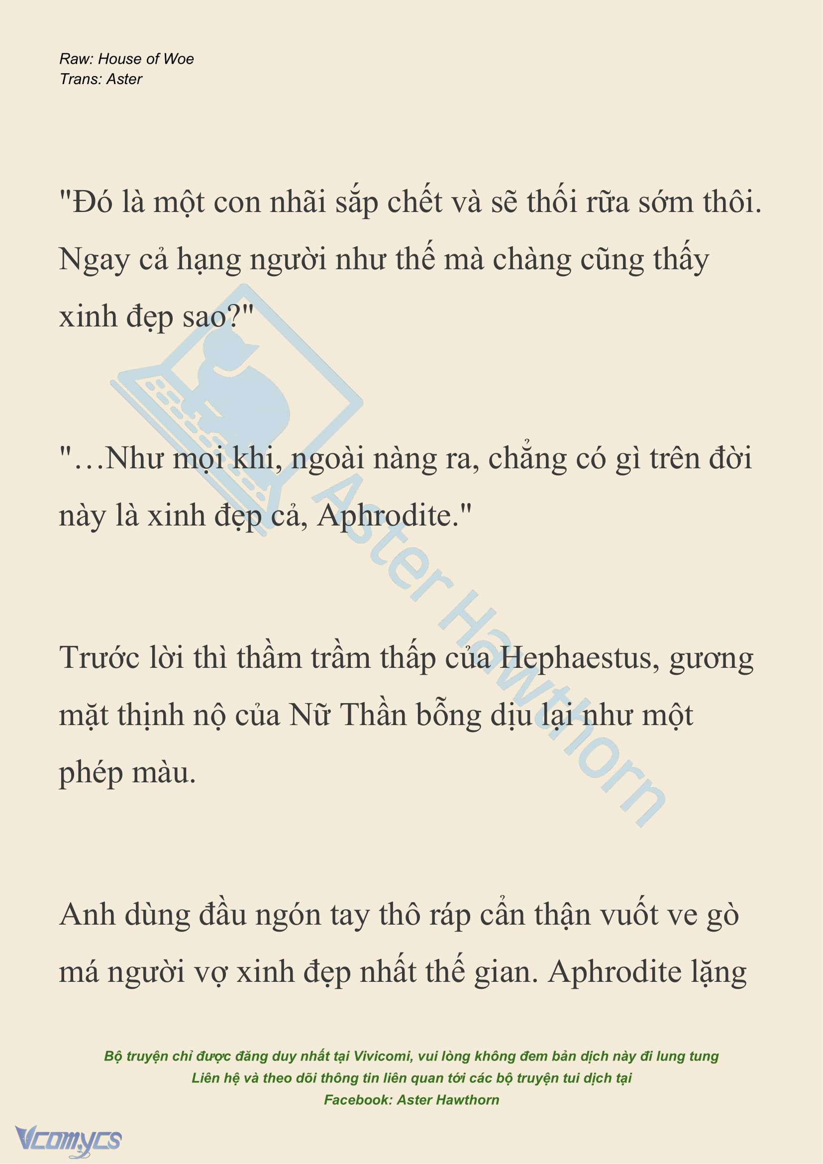 [NOVEL] Dành Cho Các Nữ Thần: Dành cho Psyche Chap 38 - Trang 2