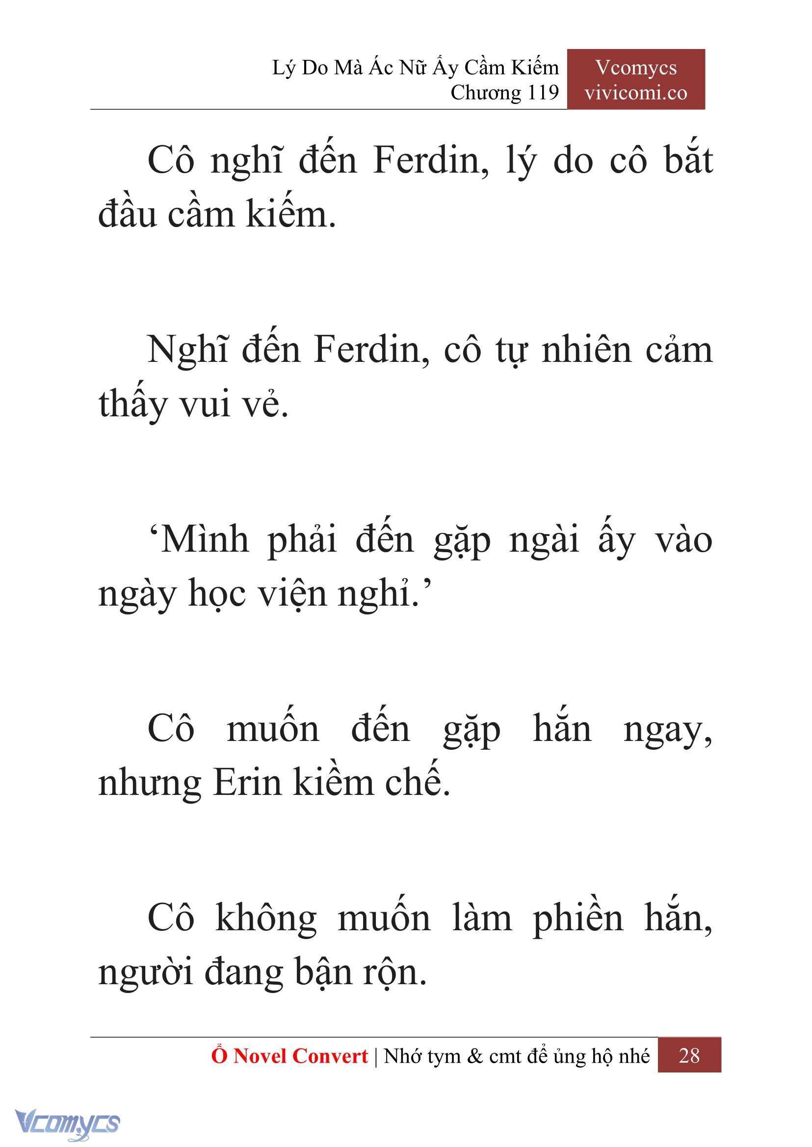 [Novel] Lý Do Mà Ác Nữ Ấy Cầm Kiếm Chap 119 - Trang 2