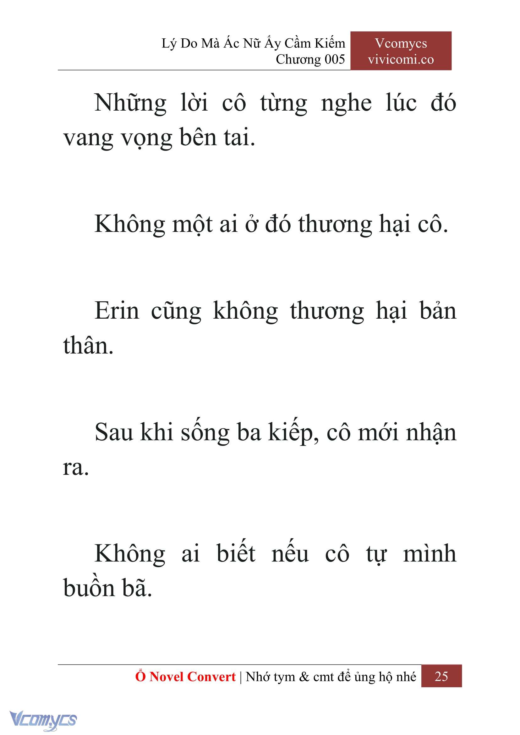 [Novel] Lý Do Mà Ác Nữ Ấy Cầm Kiếm Chap 5 - Next Chap 6