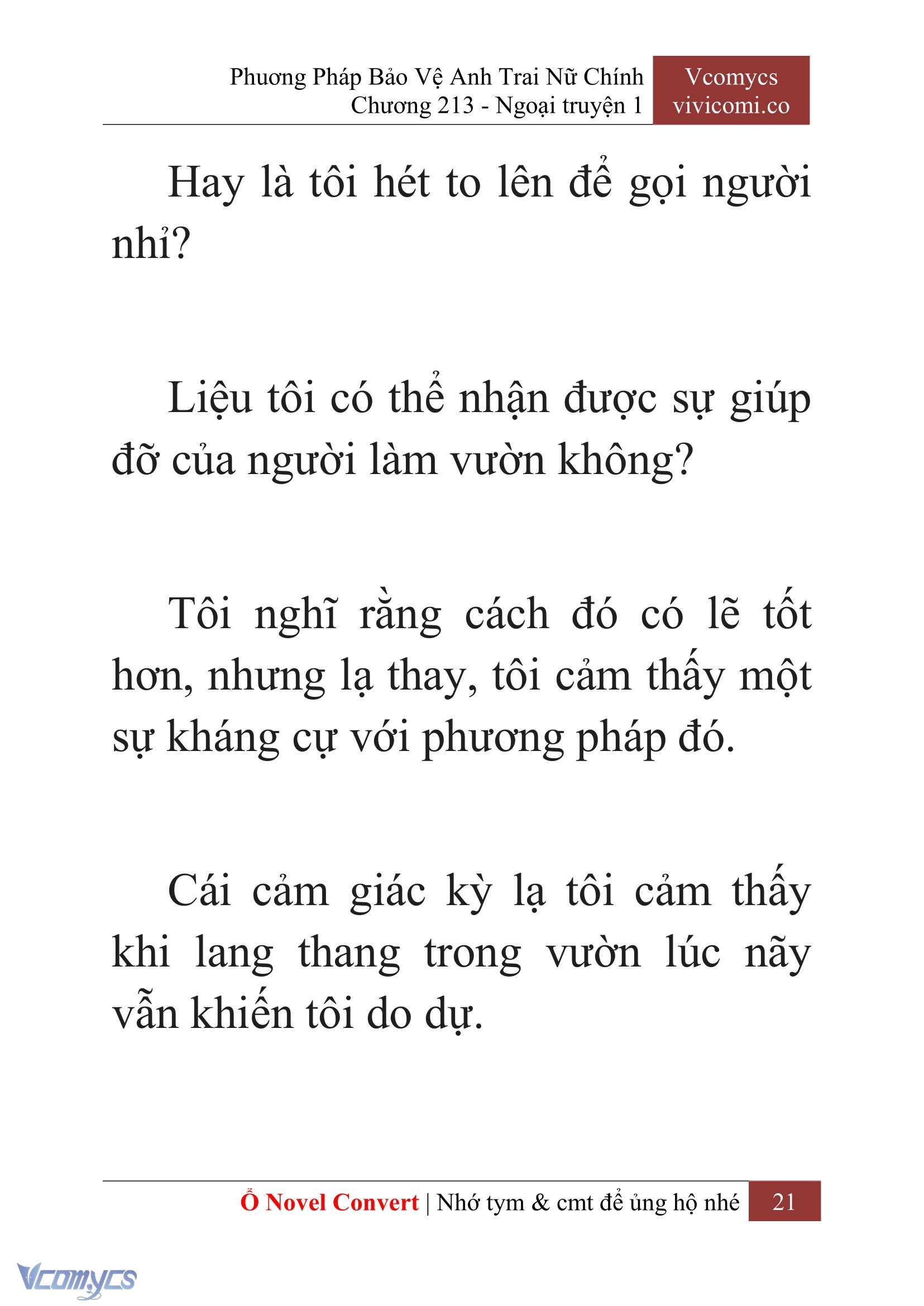 [Novel] Phương Pháp Bảo Vệ Anh Trai Nữ Chính Chap 213 - Trang 2
