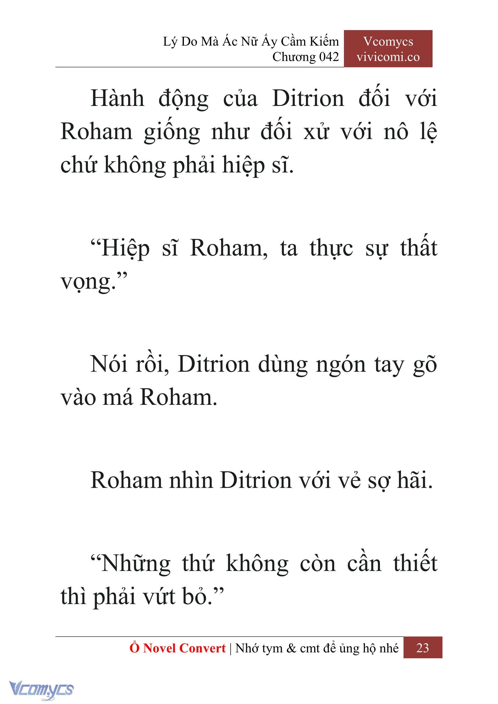 [Novel] Lý Do Mà Ác Nữ Ấy Cầm Kiếm Chap 42 - Next Chap 43
