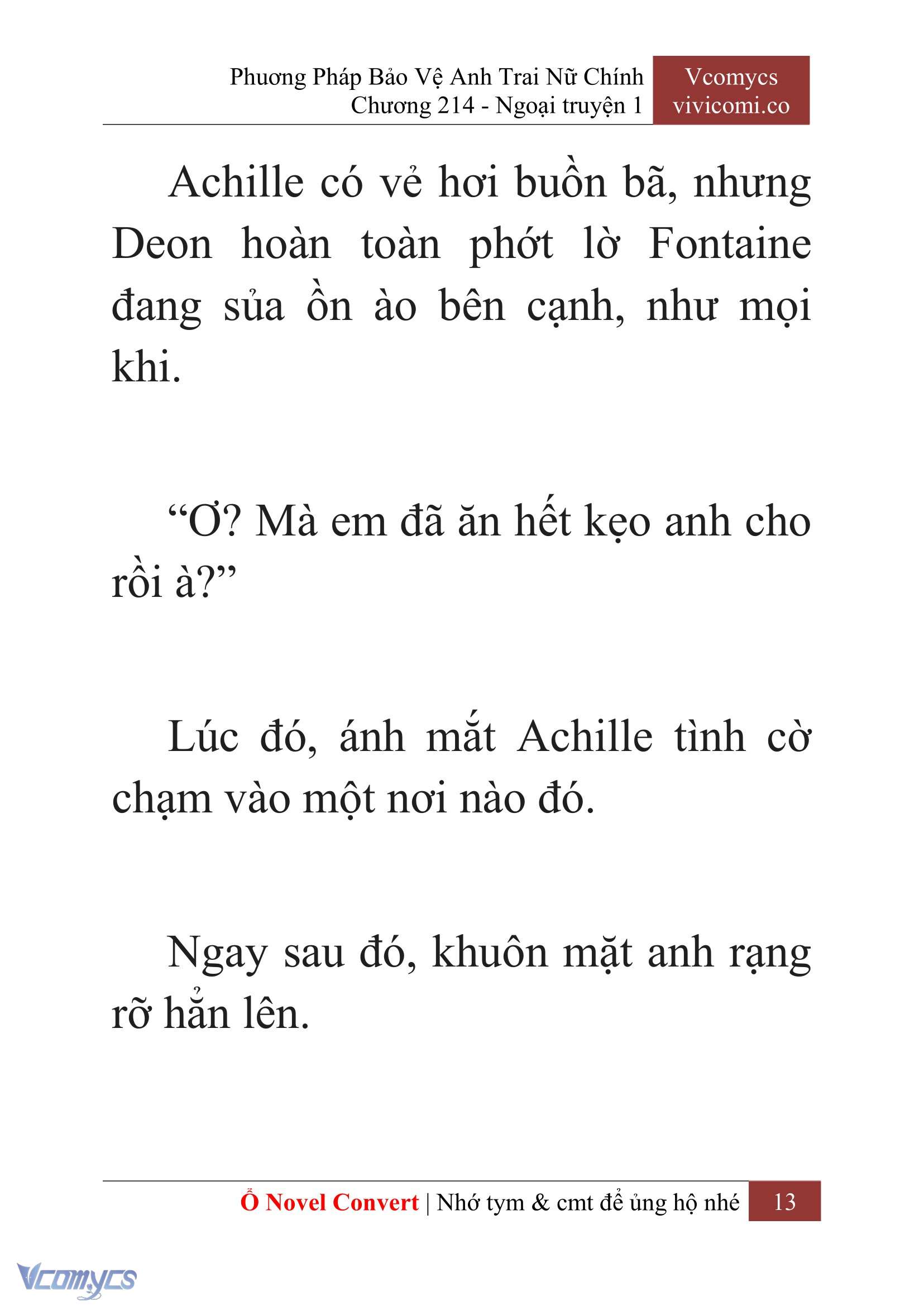 [Novel] Phương Pháp Bảo Vệ Anh Trai Nữ Chính Chap 214 - Trang 2