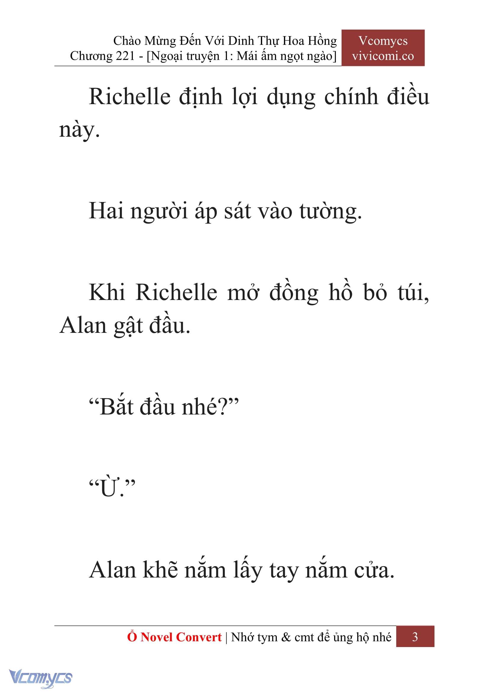 [Novel] Chào Mừng Đến Với Dinh Thự Hoa Hồng Chap 221 - Next Chap 222