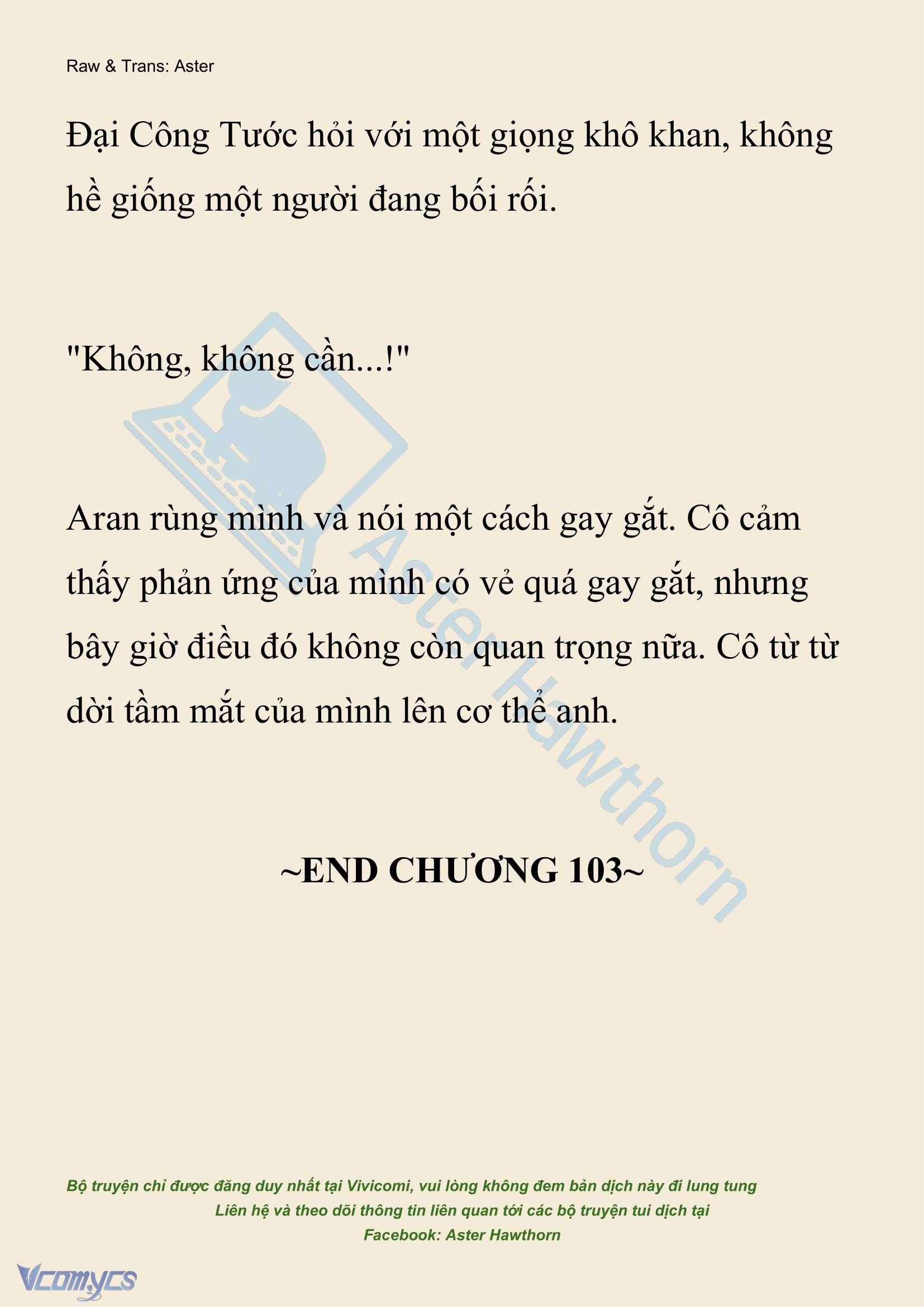 [NOVEL] Đêm Của Bệ Hạ Chap 103 - Next Chap 104