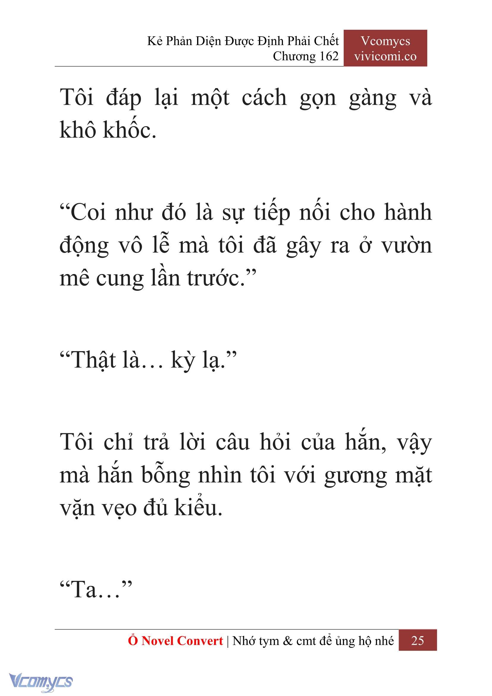 [Novel] Kẻ Phản Diện Được Định Phải Chết Chap 162 - Next Chap 163
