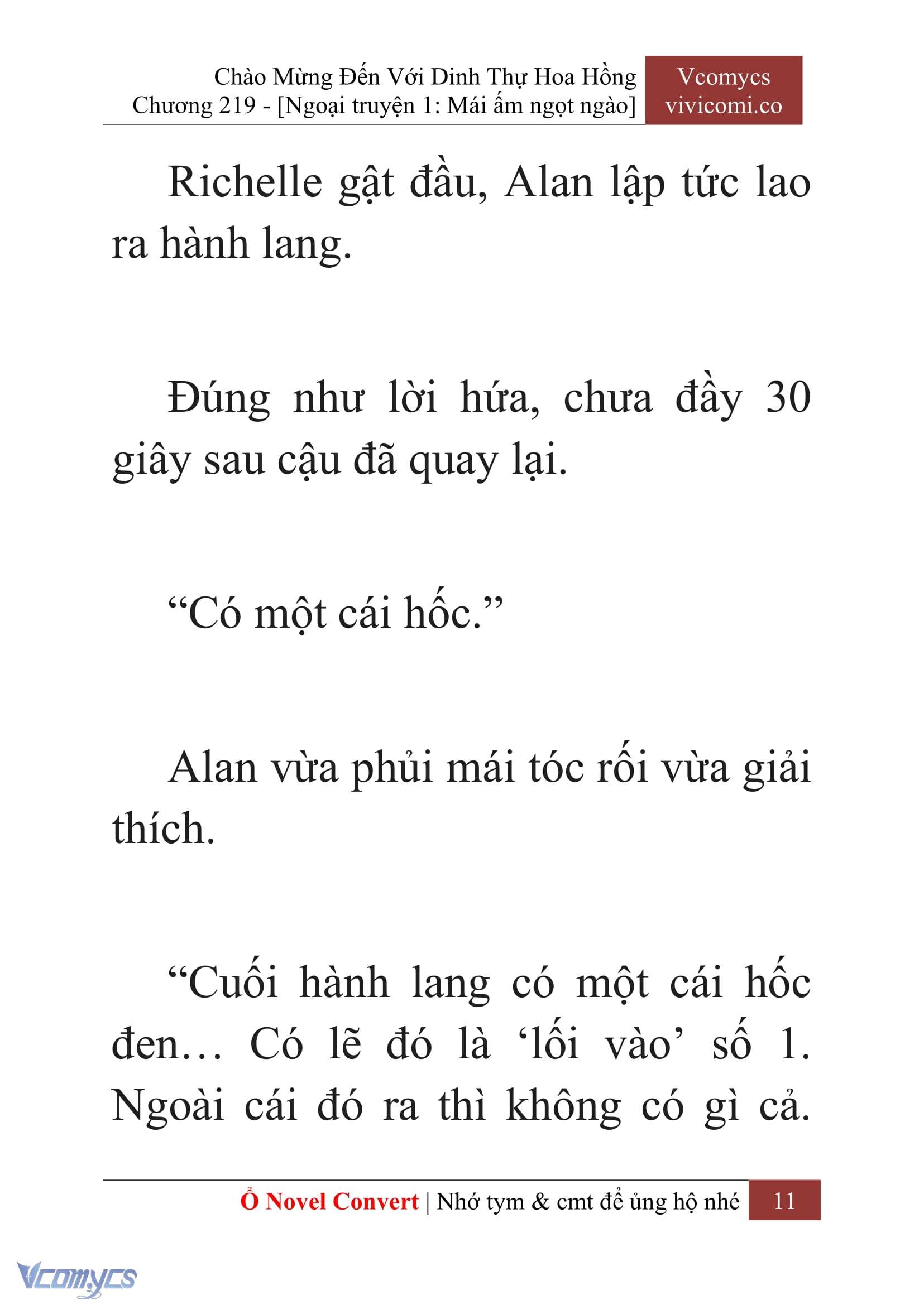 [Novel] Chào Mừng Đến Với Dinh Thự Hoa Hồng Chap 219 - Trang 2