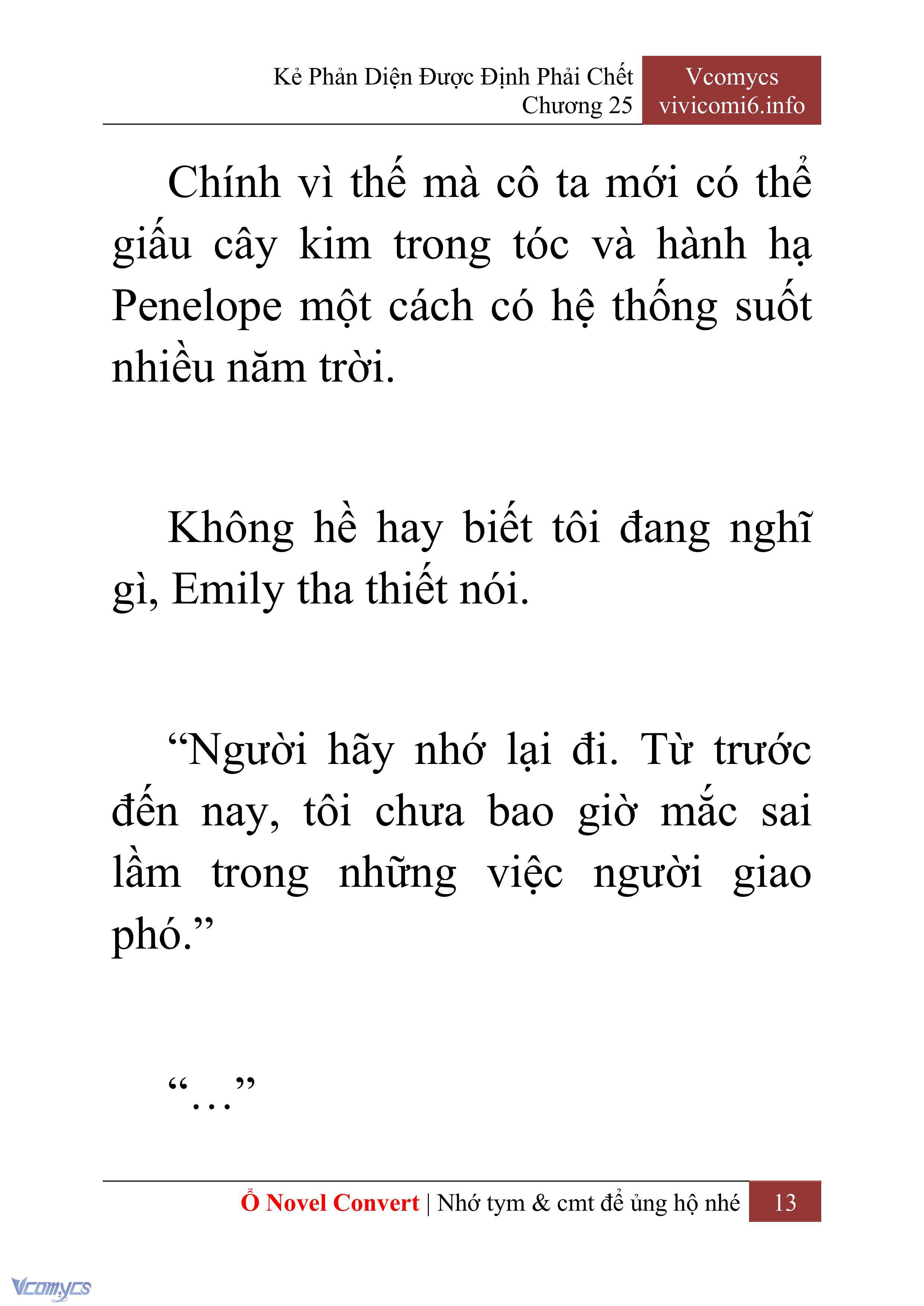 [Novel] Kẻ Phản Diện Được Định Phải Chết Chap 25 - Trang 2