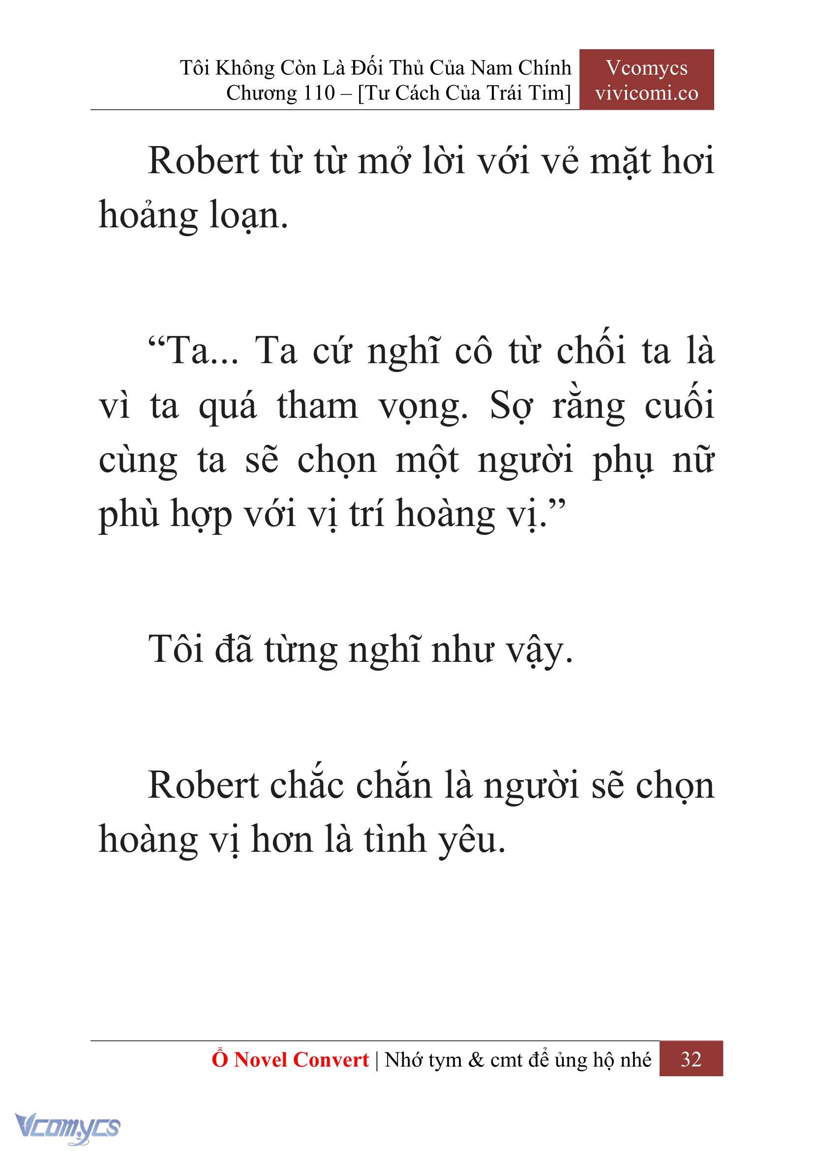 [Novel] Tôi Không Còn Là Đối Thủ Của Nam Chính Chap 110 - Trang 2