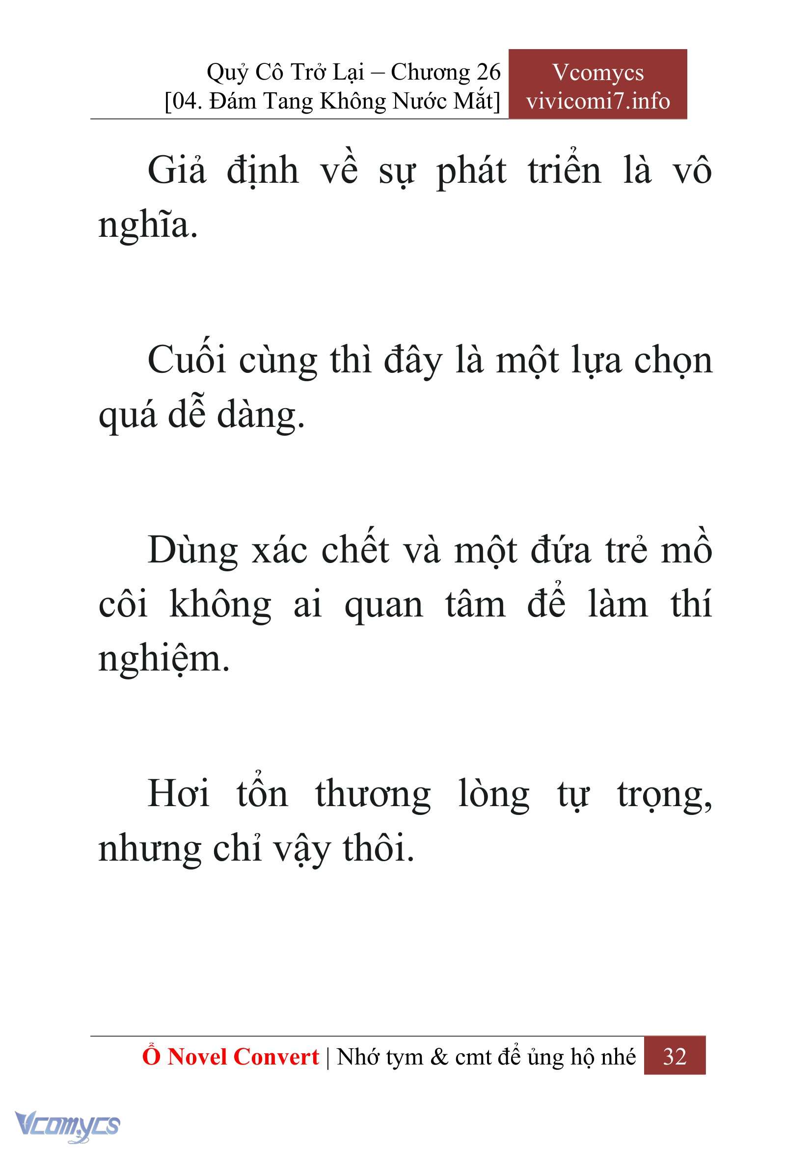 [Novel] Quý Cô Trở Lại Chap 26 - Trang 2