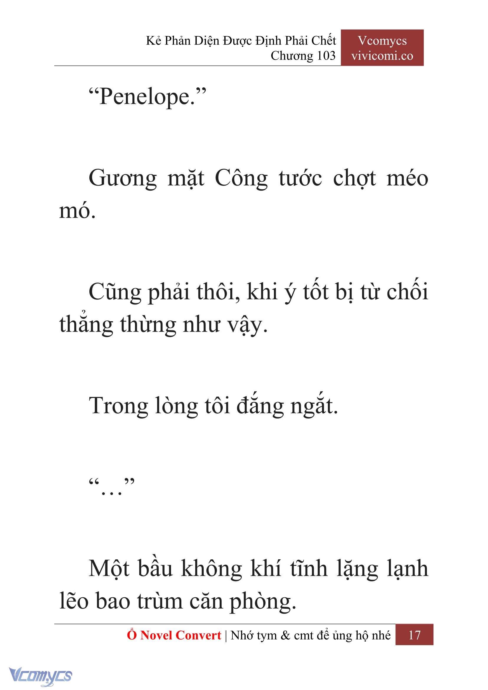 [Novel] Kẻ Phản Diện Được Định Phải Chết Chap 103 - Next Chap 104