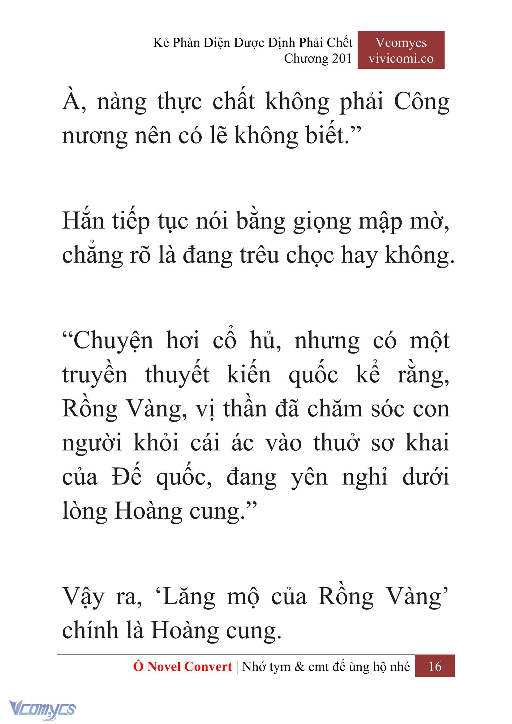[Novel] Kẻ Phản Diện Được Định Phải Chết Chap 201 - Trang 2