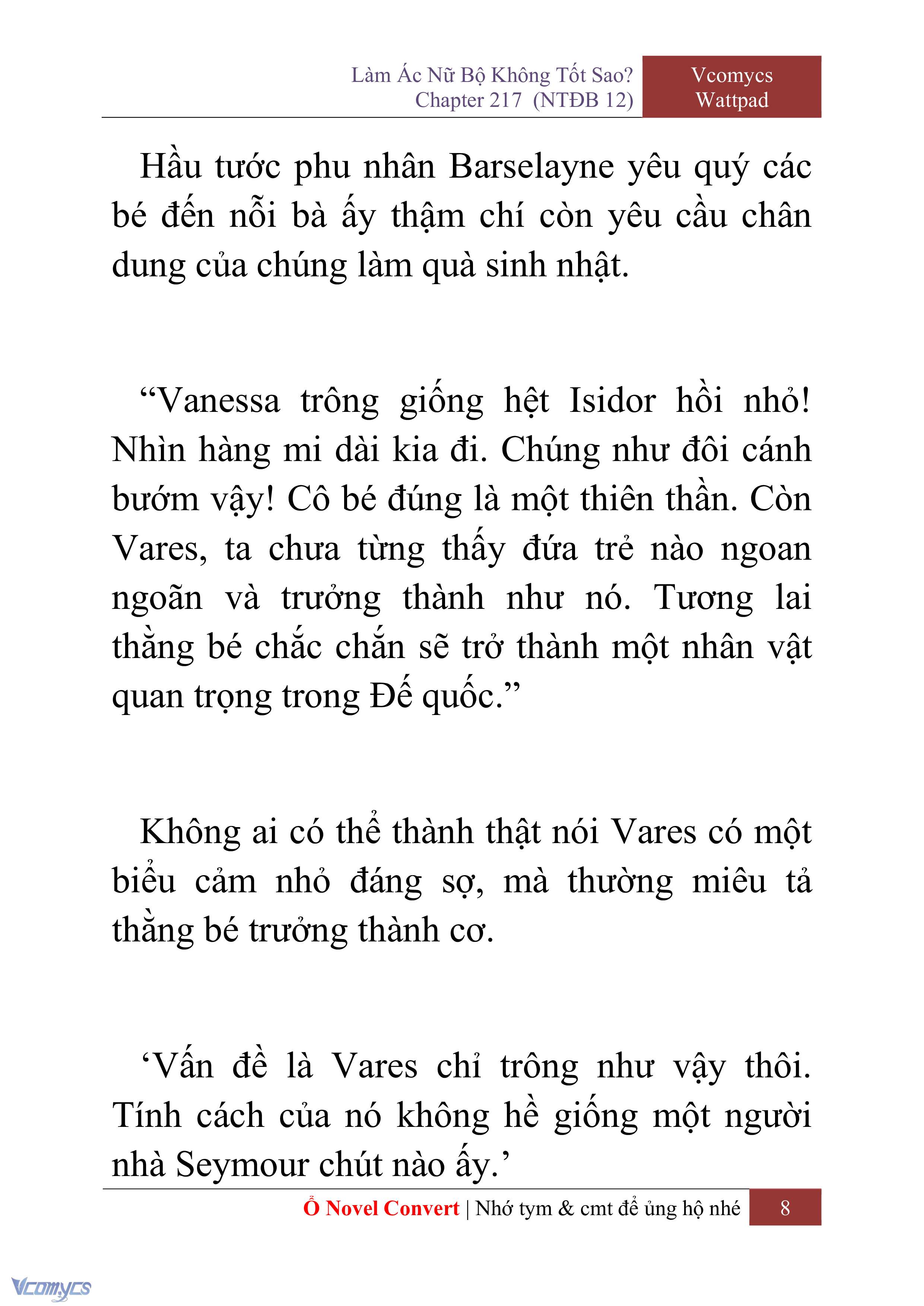 [Novel] Làm Ác Nữ Bộ Không Tốt Sao? Chap 217 - Trang 2