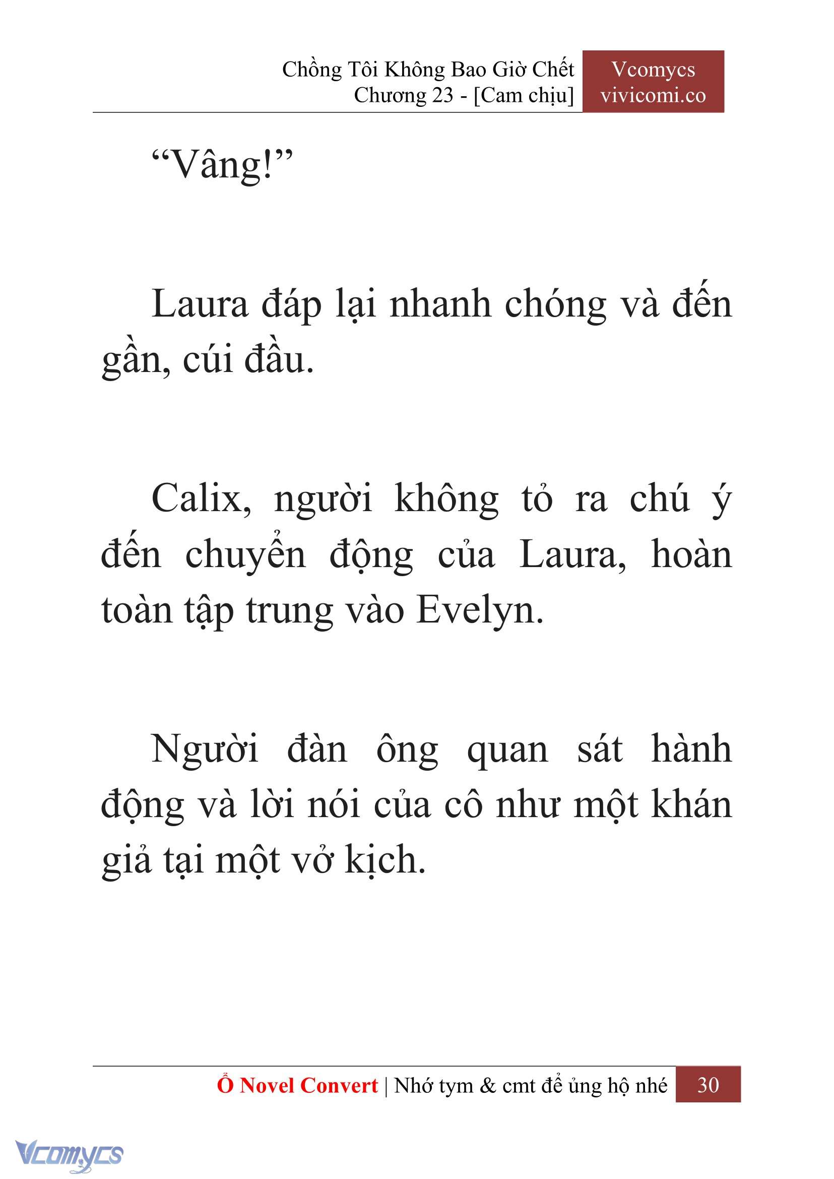 [Novel] Chồng Tôi Không Bao Giờ Chết Chap 23 - Trang 2