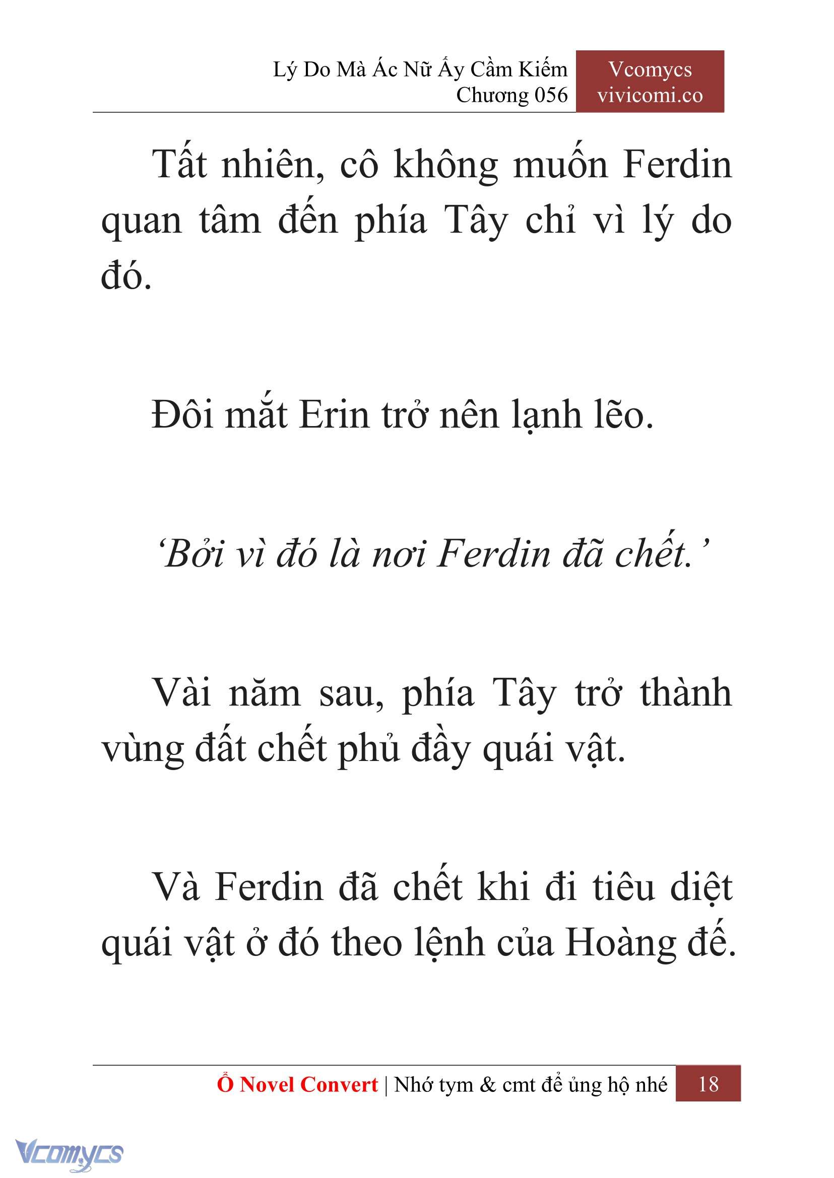 [Novel] Lý Do Mà Ác Nữ Ấy Cầm Kiếm Chap 56 - Next Chap 57