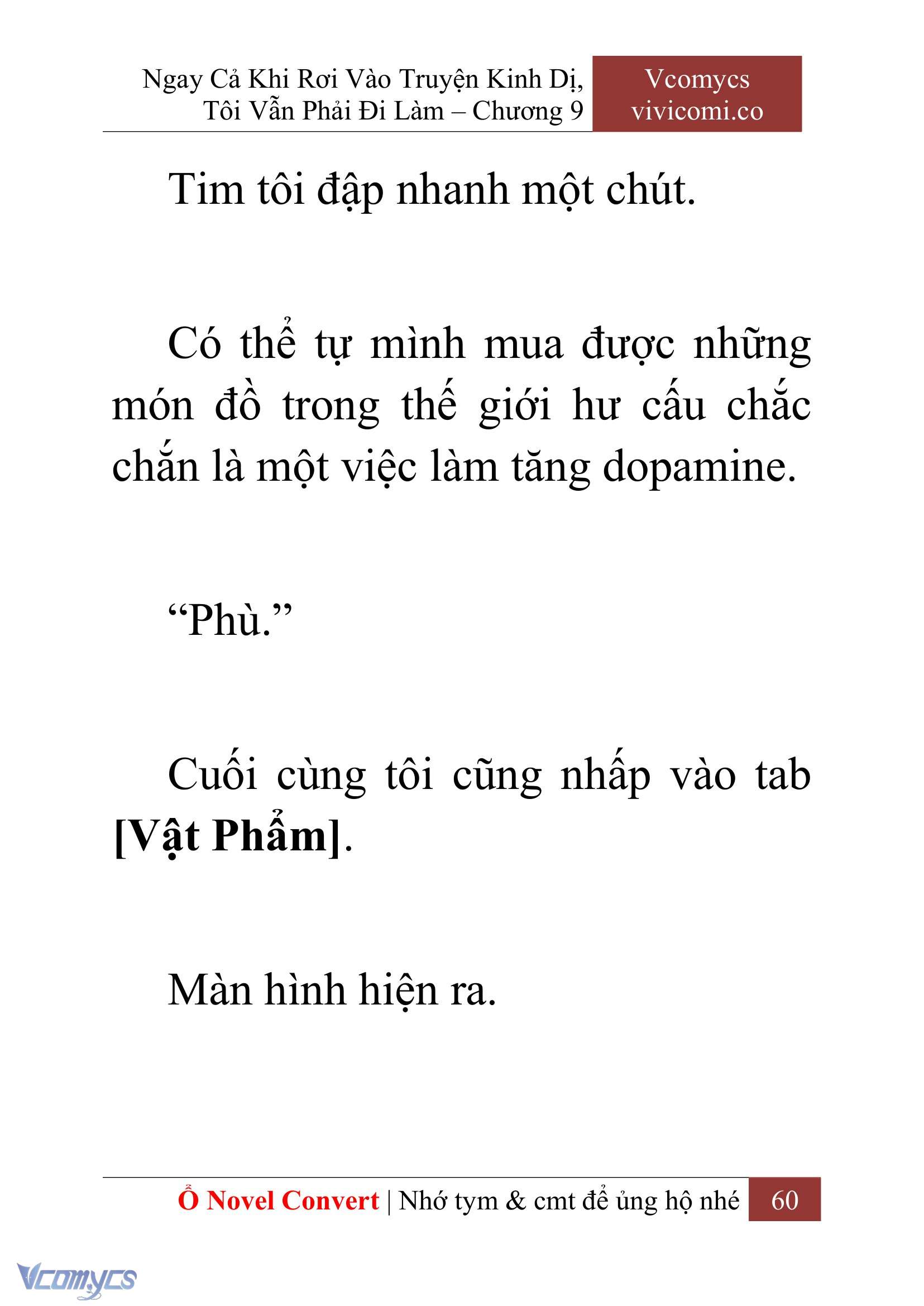 [Novel] Ngay Cả Khi Rơi Vào Truyện Kinh Dị, Tôi Vẫn Phải Đi Làm Chap 9 - Trang 2