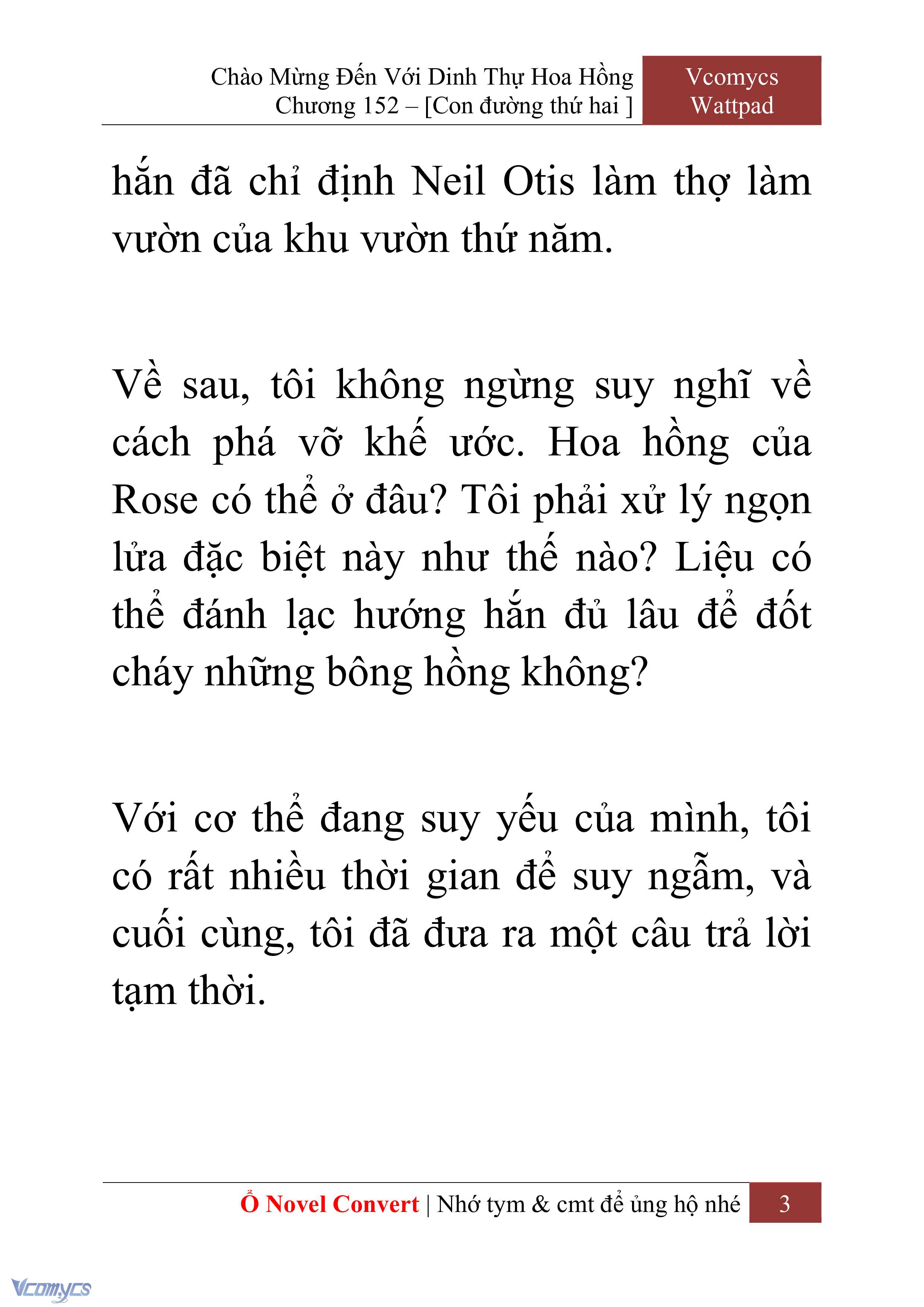 [Novel] Chào Mừng Đến Với Dinh Thự Hoa Hồng Chap 152 - Trang 2