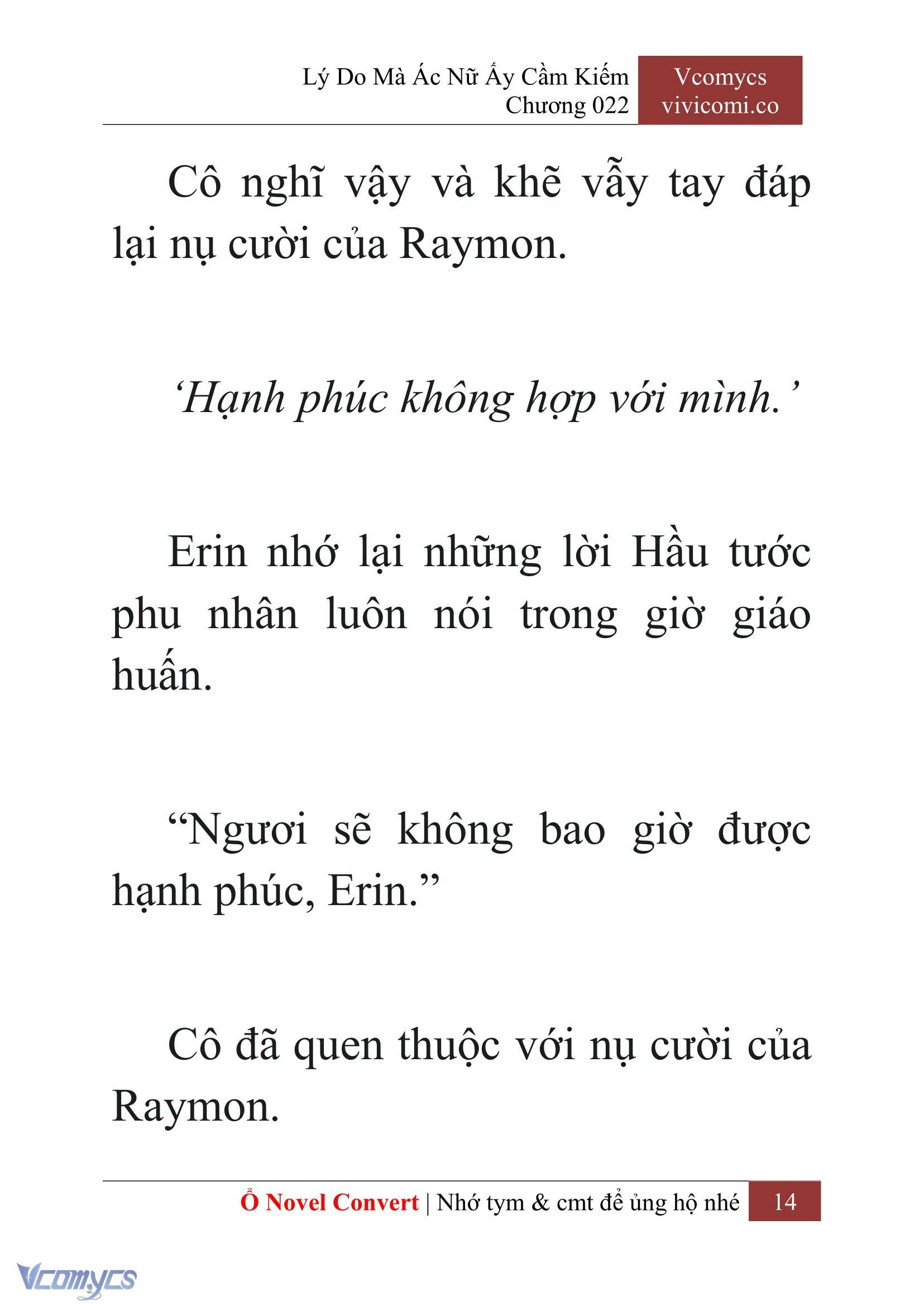 [Novel] Lý Do Mà Ác Nữ Ấy Cầm Kiếm Chap 22 - Next Chap 23