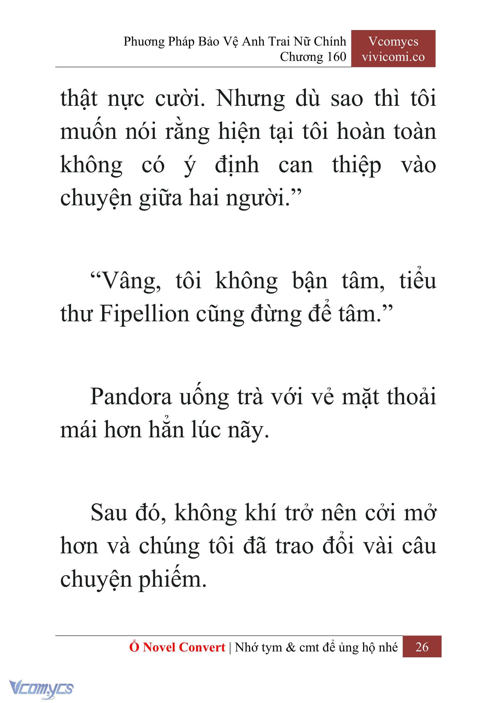 [Novel] Phương Pháp Bảo Vệ Anh Trai Nữ Chính Chap 160 - Trang 2