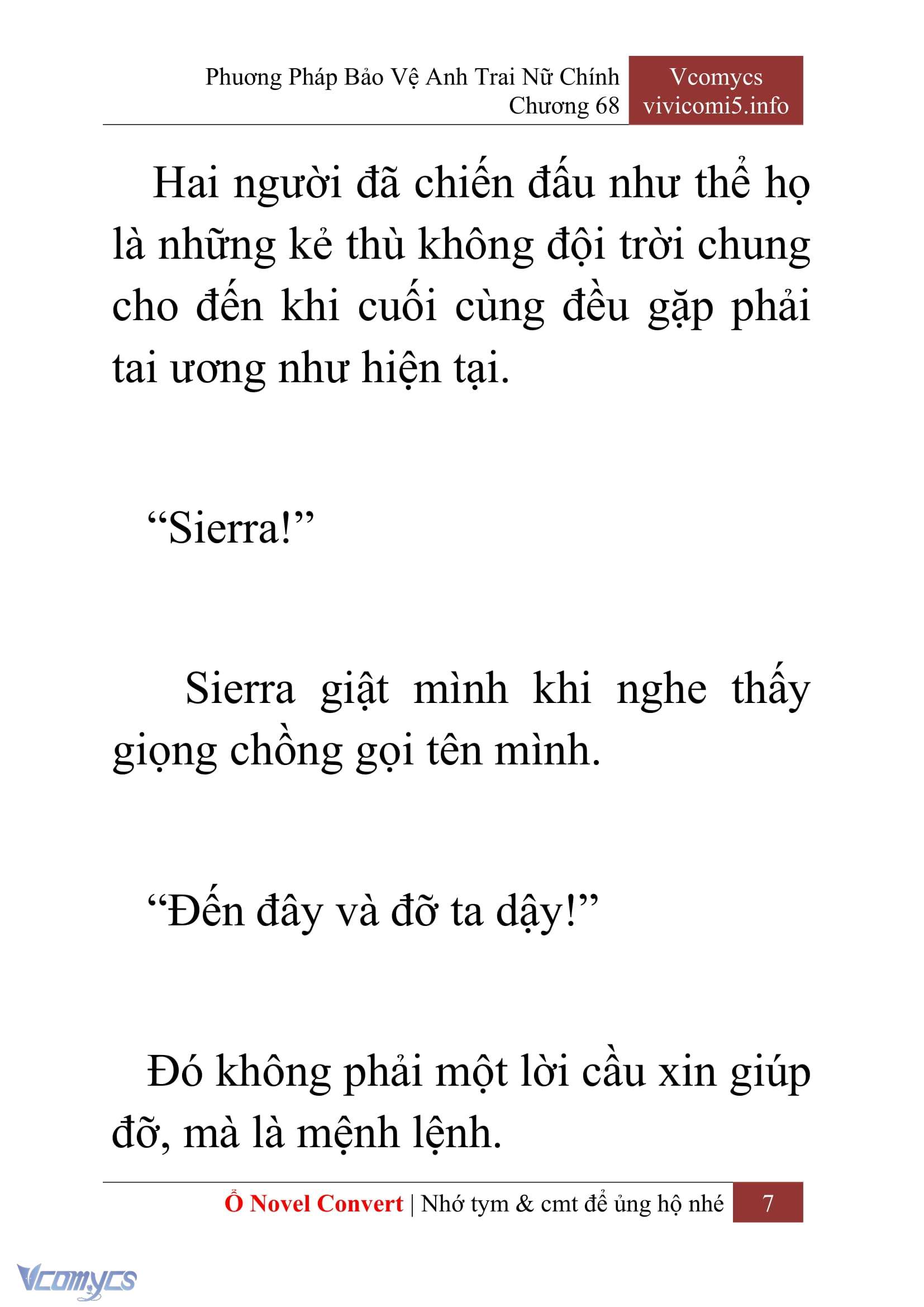 [Novel] Phương Pháp Bảo Vệ Anh Trai Nữ Chính Chap 68 - Trang 2