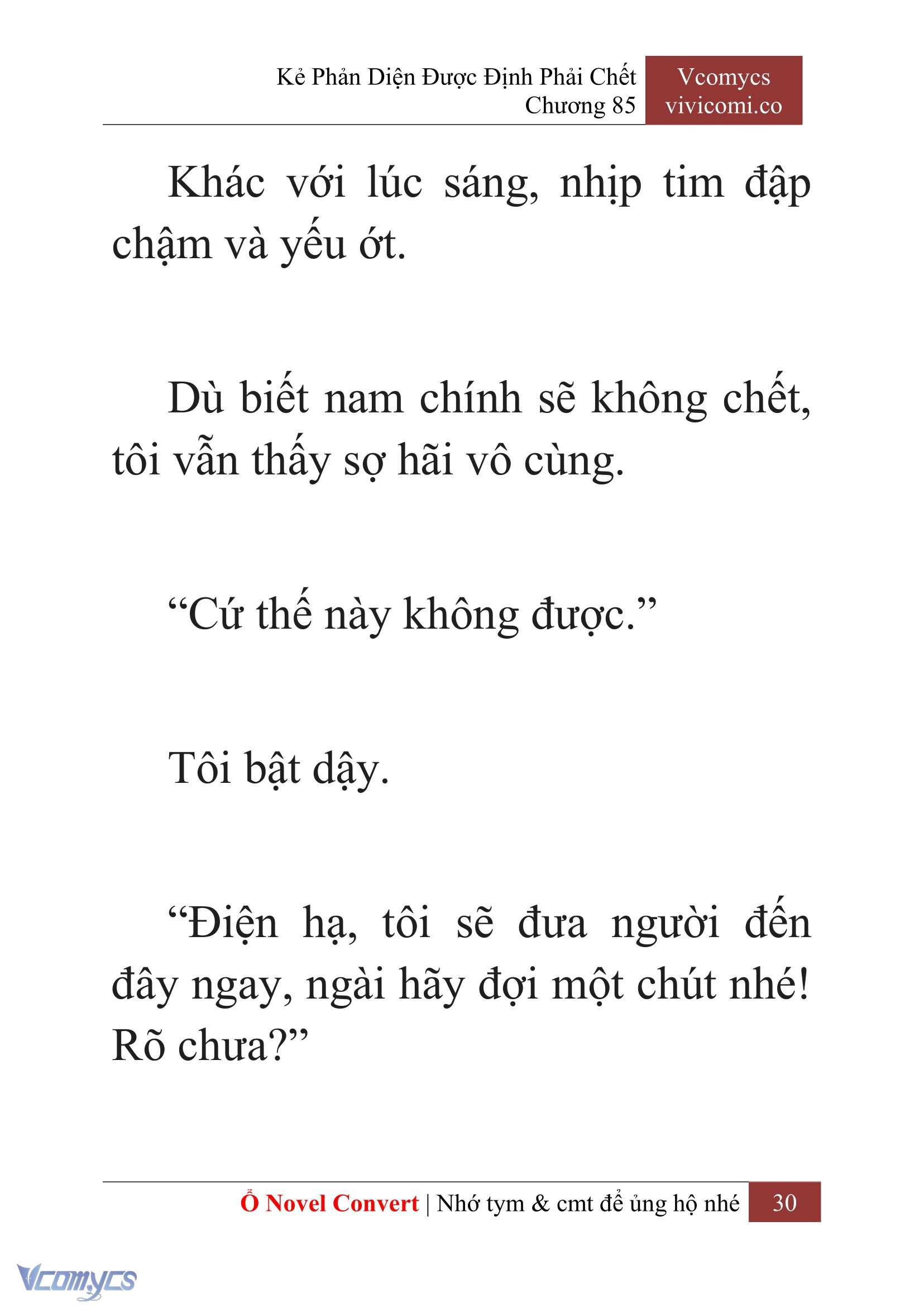 [Novel] Kẻ Phản Diện Được Định Phải Chết Chap 85 - Next Chap 86