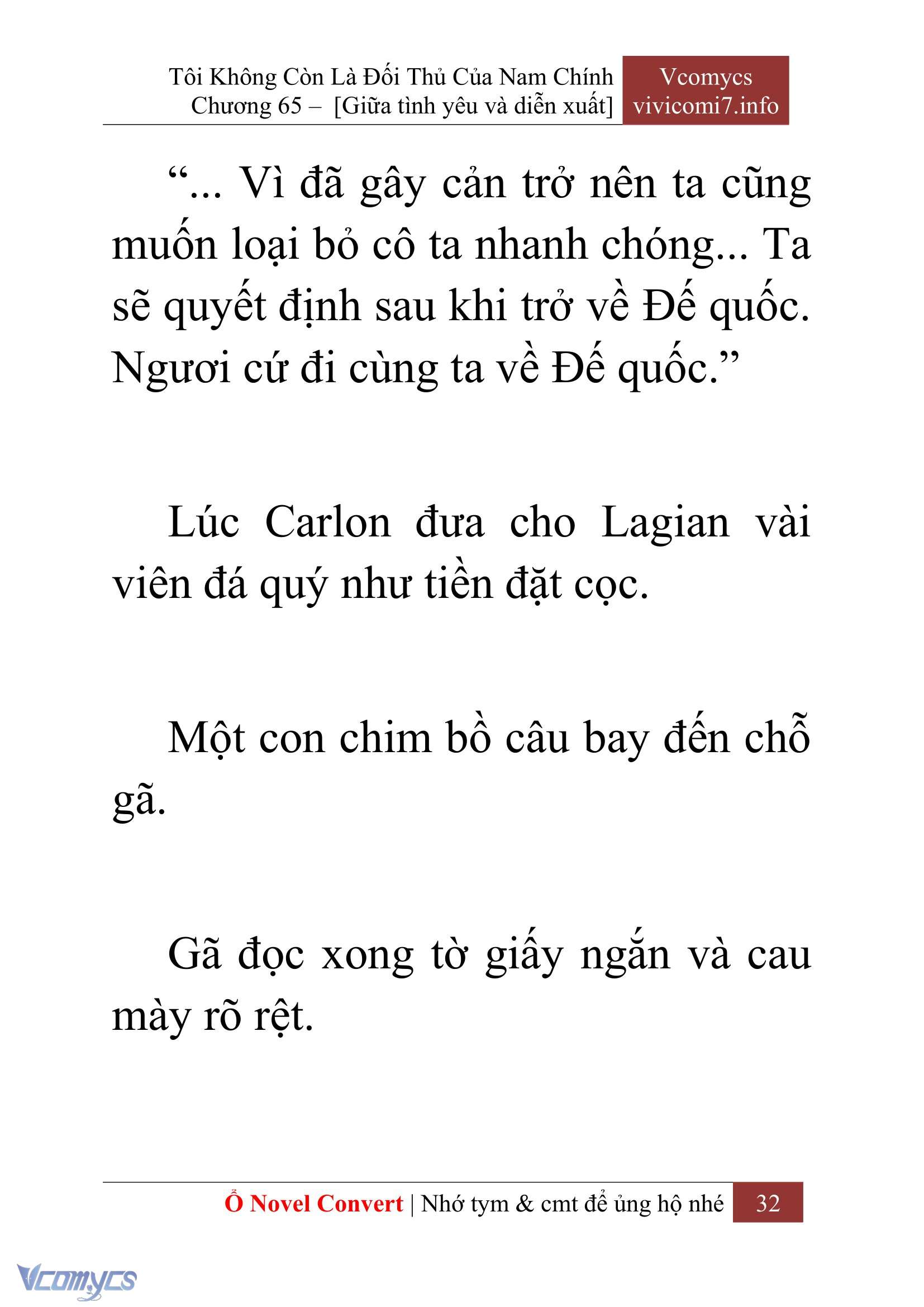 [Novel] Tôi Không Còn Là Đối Thủ Của Nam Chính Chap 65 - Trang 2