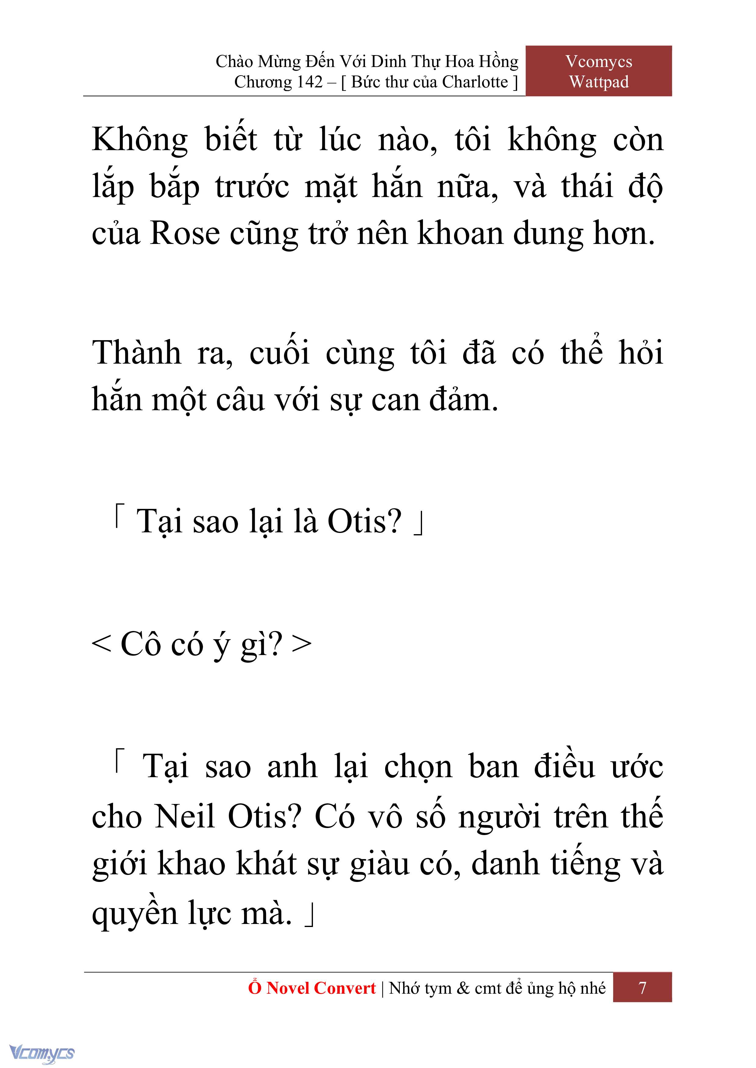 [Novel] Chào Mừng Đến Với Dinh Thự Hoa Hồng Chap 142 - Trang 2