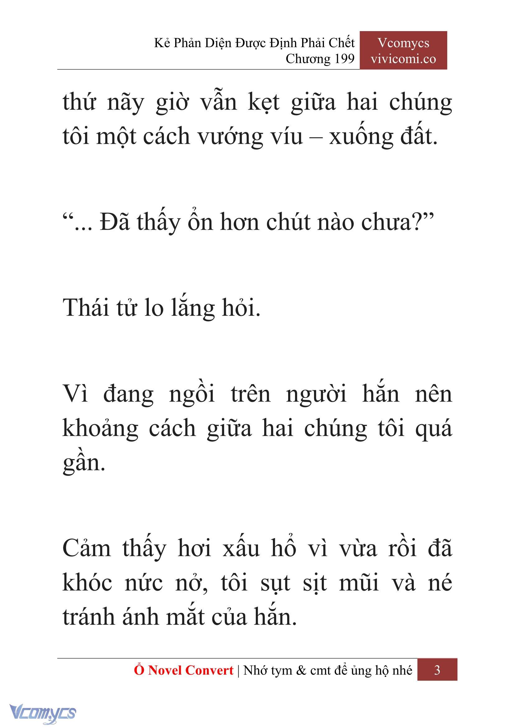 [Novel] Kẻ Phản Diện Được Định Phải Chết Chap 199 - Trang 2