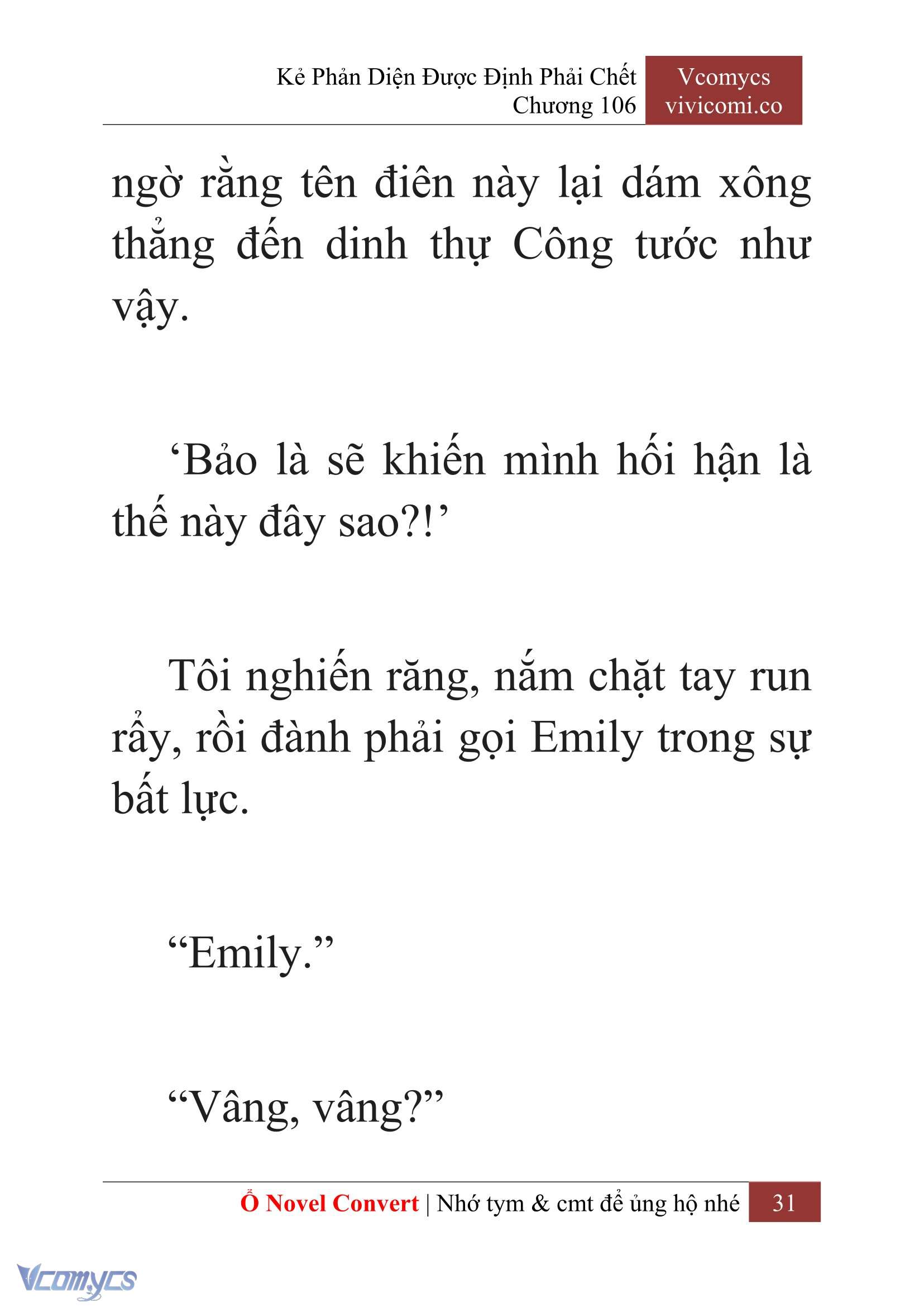 [Novel] Kẻ Phản Diện Được Định Phải Chết Chap 106 - Next Chap 107