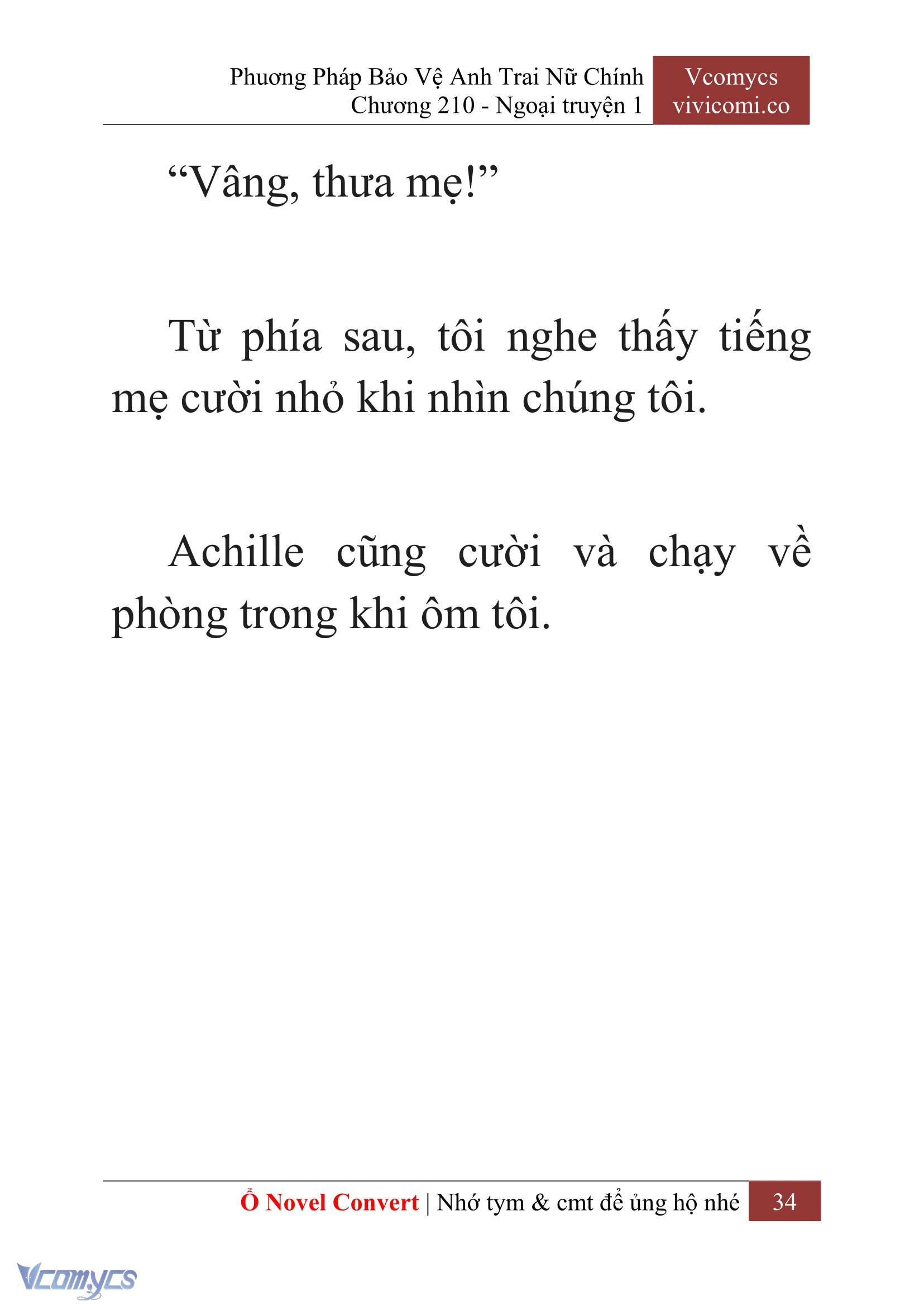 [Novel] Phương Pháp Bảo Vệ Anh Trai Nữ Chính Chap 210 - Trang 2