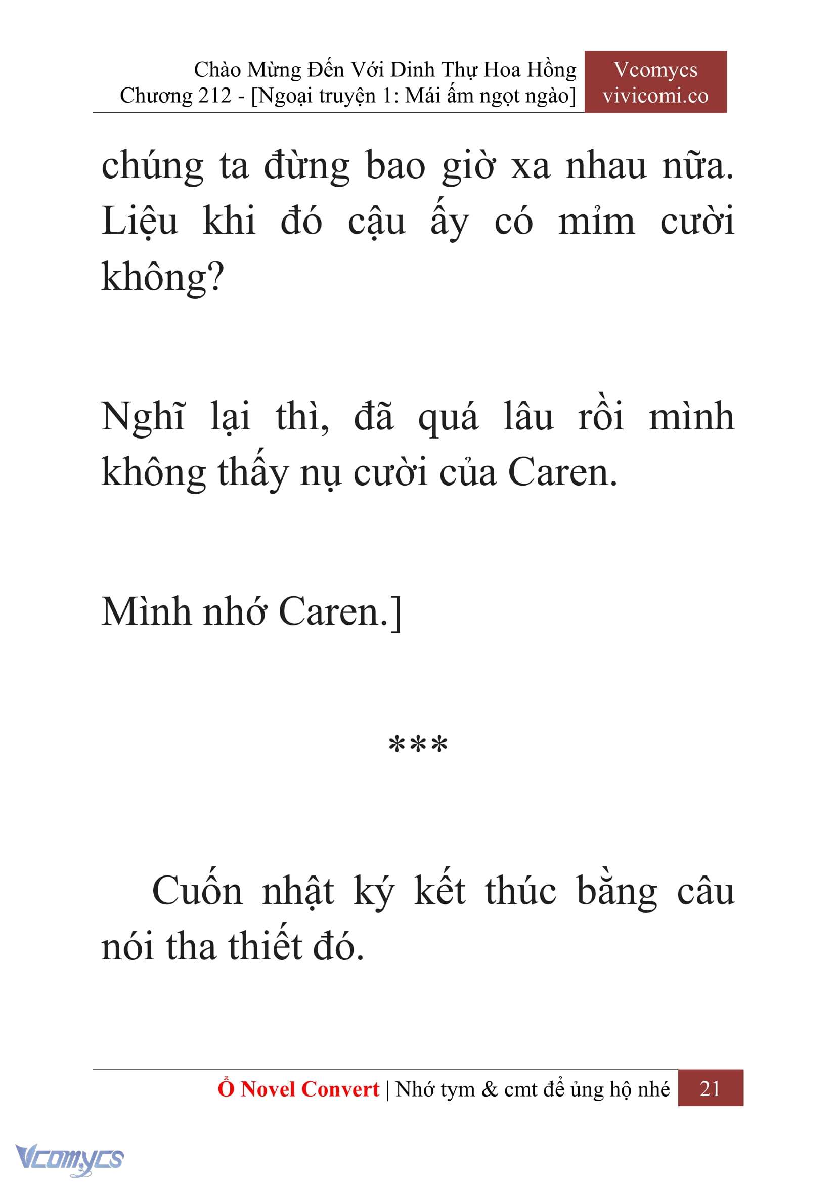 [Novel] Chào Mừng Đến Với Dinh Thự Hoa Hồng Chap 212 - Trang 2