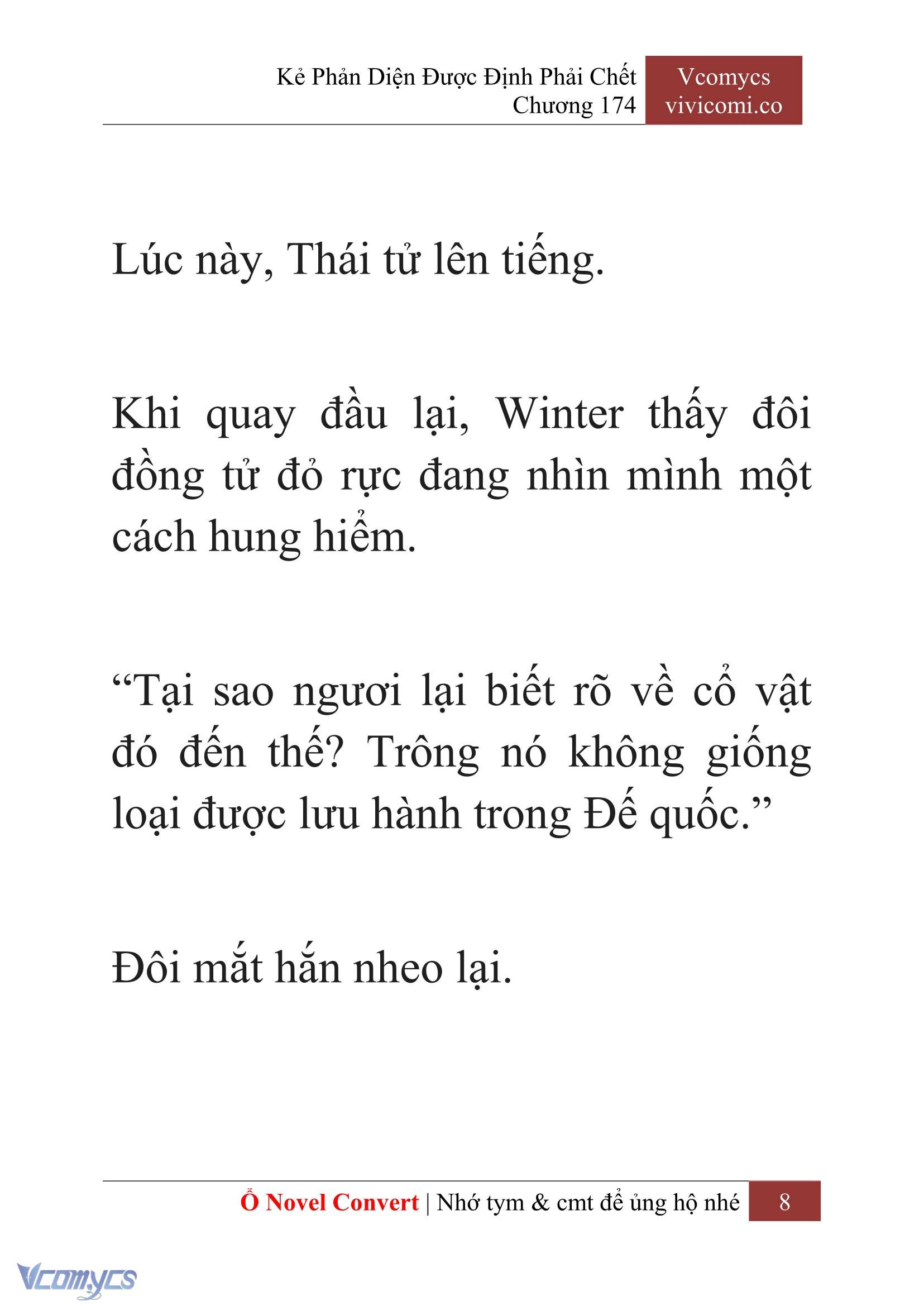 [Novel] Kẻ Phản Diện Được Định Phải Chết Chap 174 - Trang 2