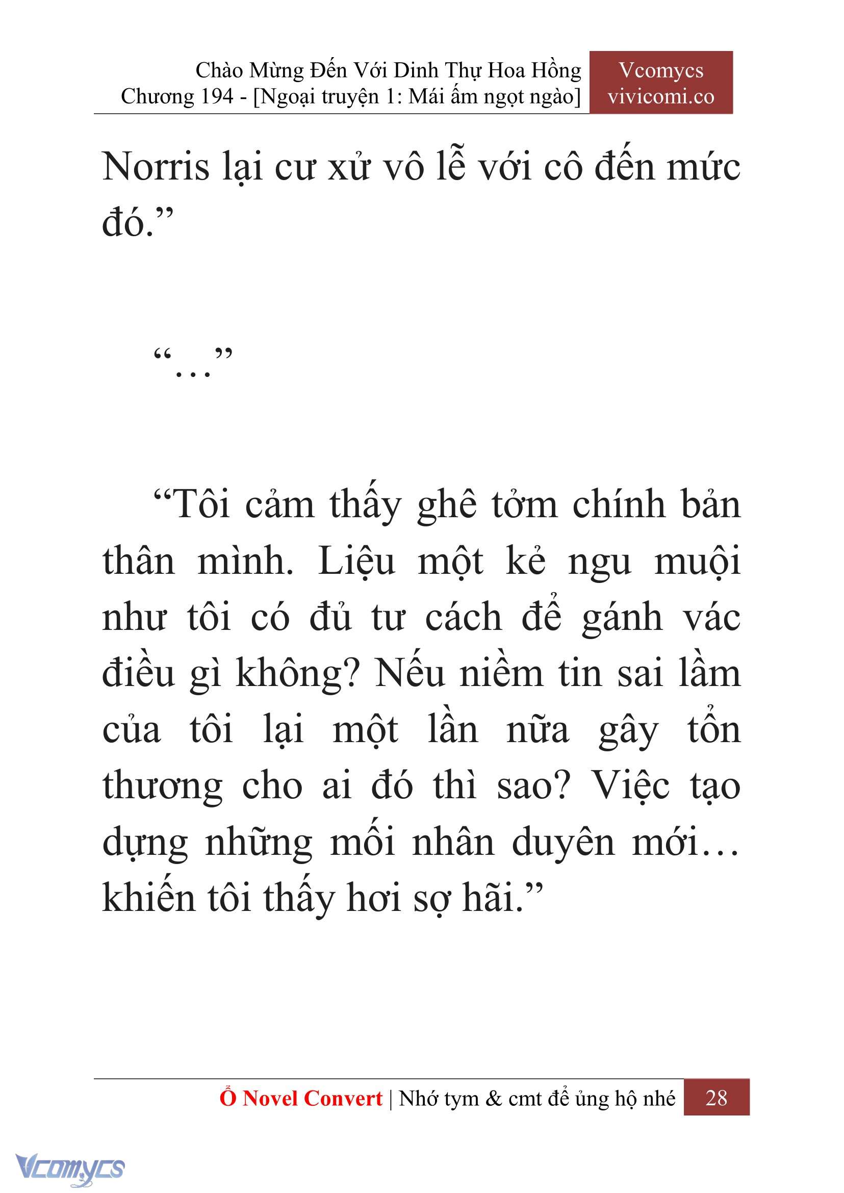 [Novel] Chào Mừng Đến Với Dinh Thự Hoa Hồng Chap 194 - Trang 2