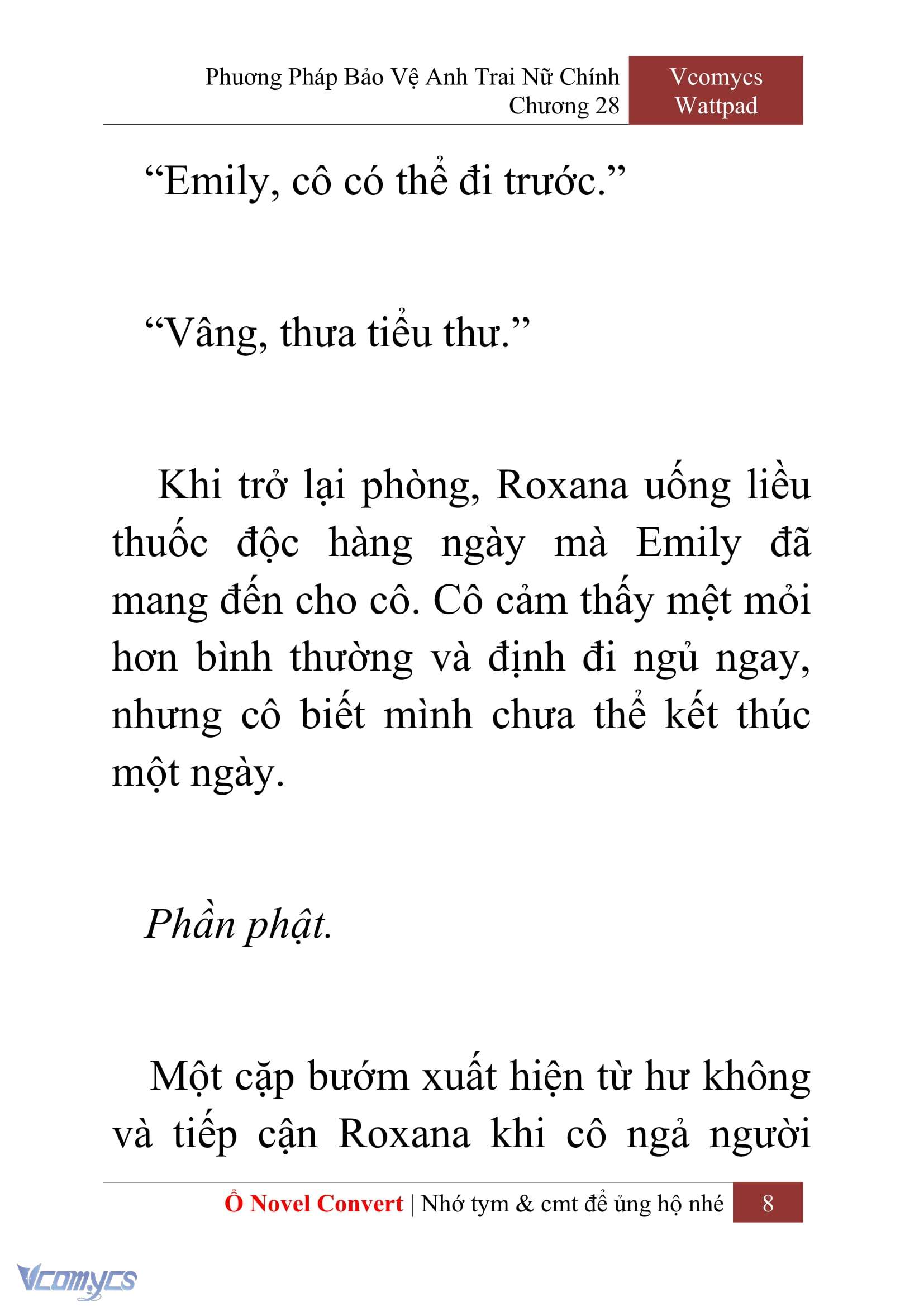 [Novel] Phương Pháp Bảo Vệ Anh Trai Nữ Chính Chap 28 - Trang 2