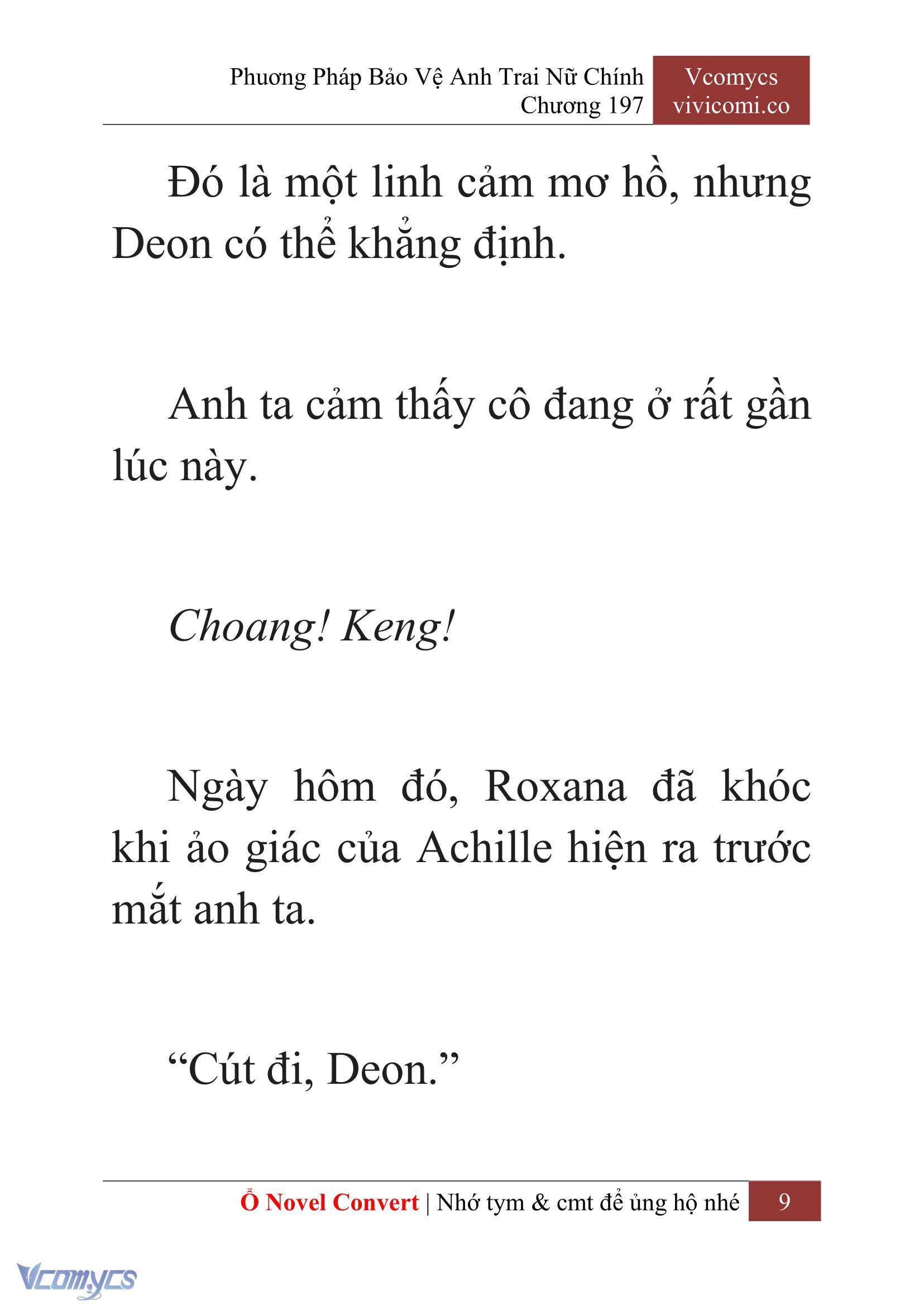 [Novel] Phương Pháp Bảo Vệ Anh Trai Nữ Chính Chap 197 - Trang 2