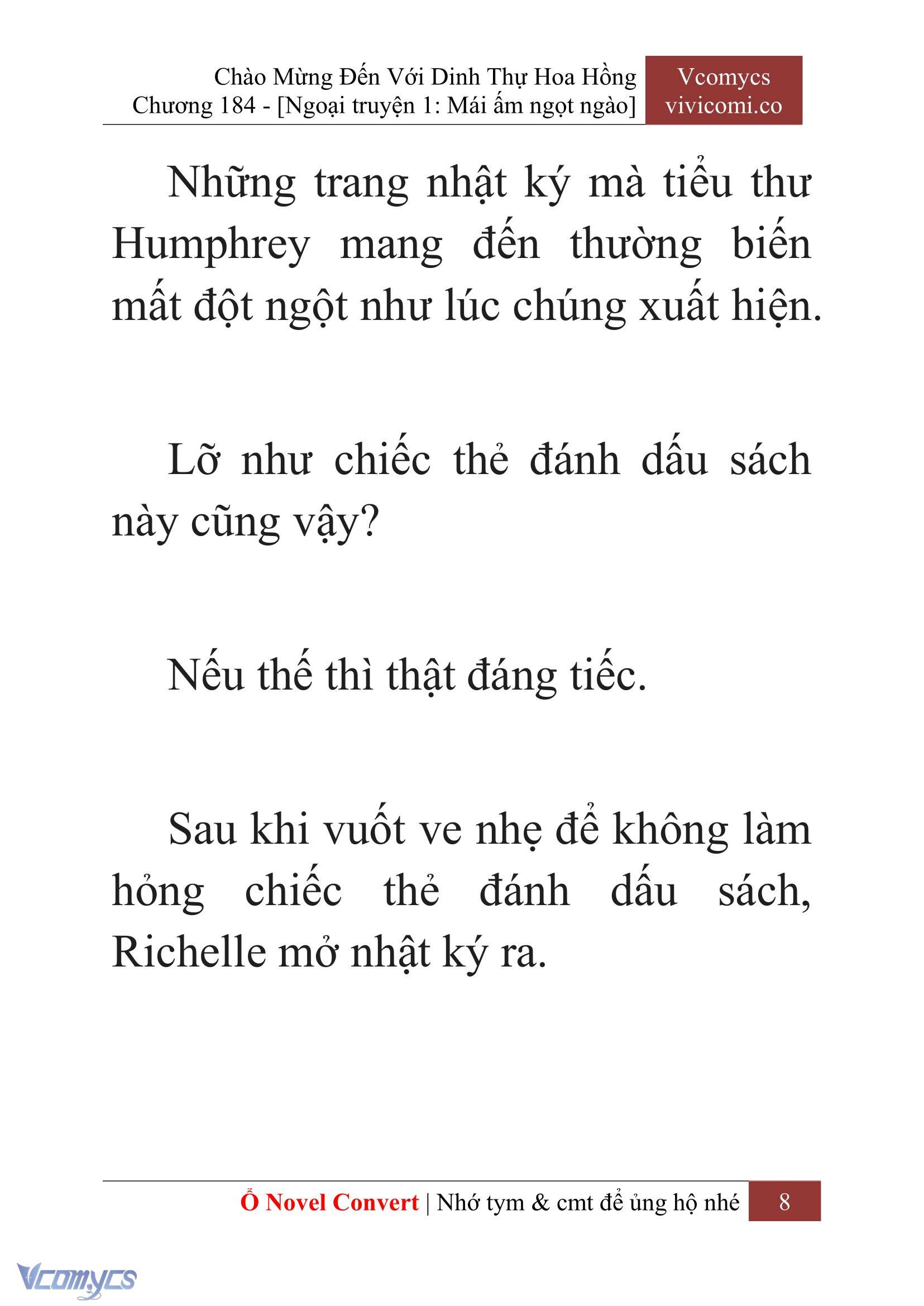 [Novel] Chào Mừng Đến Với Dinh Thự Hoa Hồng Chap 184 - Trang 2