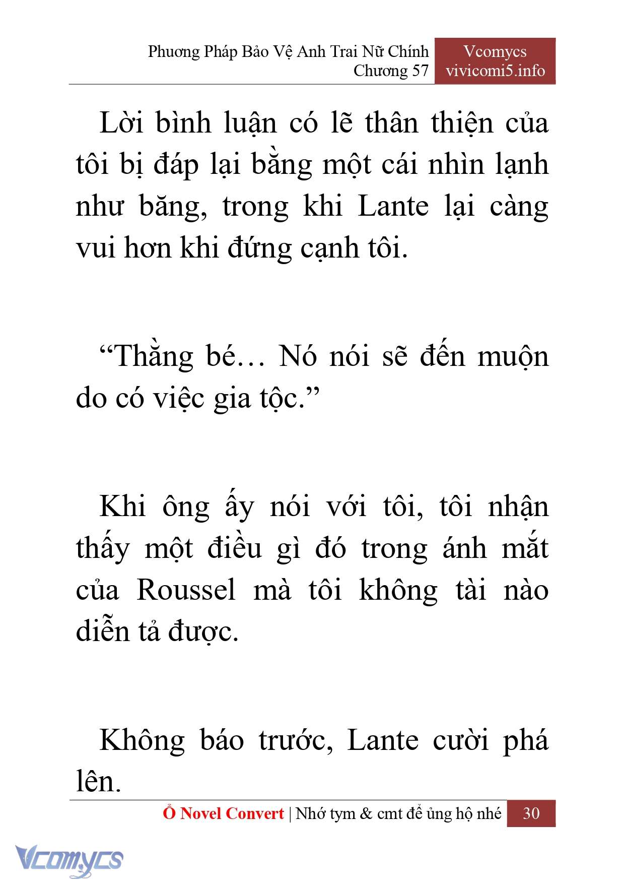[Novel] Phương Pháp Bảo Vệ Anh Trai Nữ Chính Chap 57 - Trang 2
