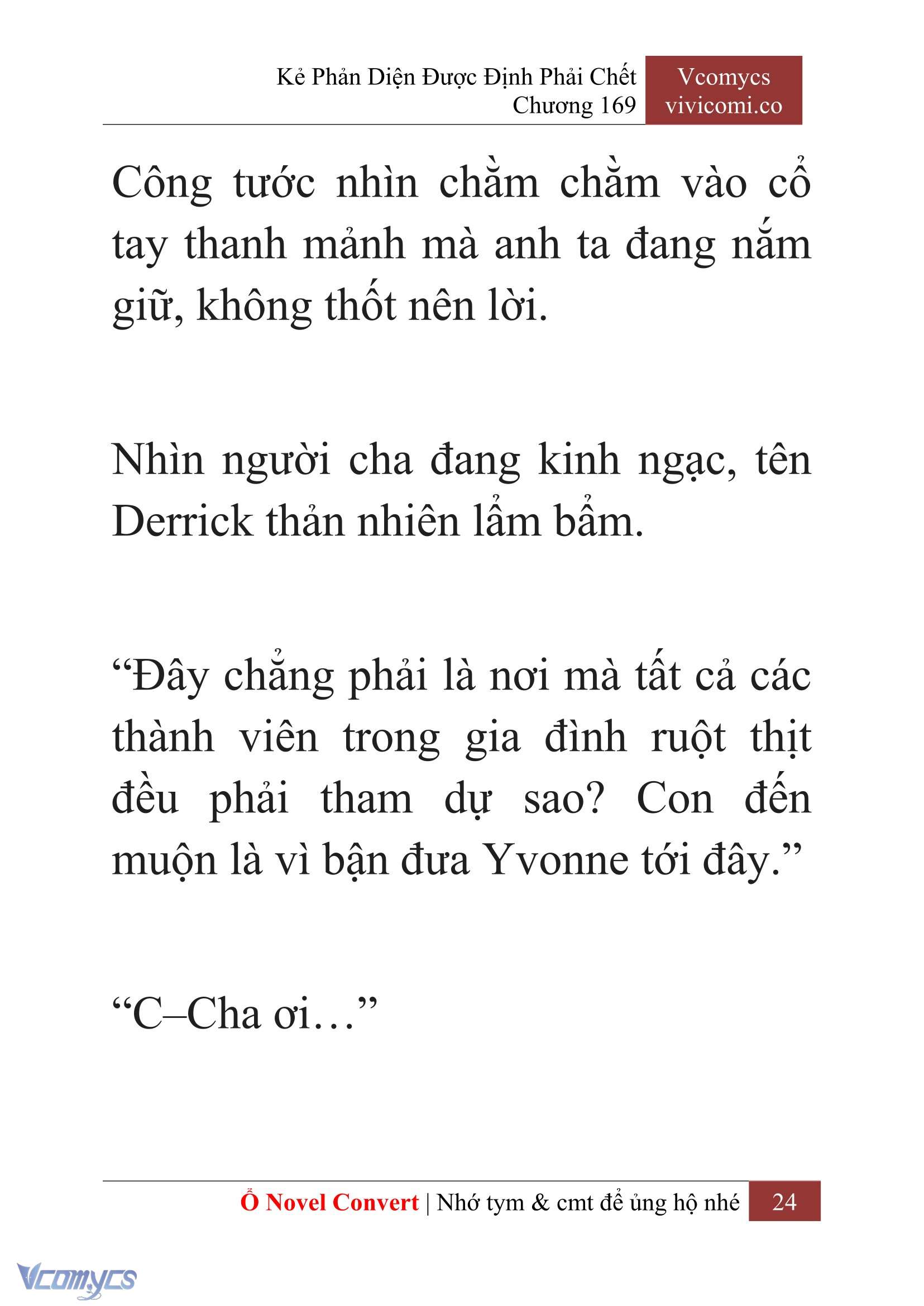 [Novel] Kẻ Phản Diện Được Định Phải Chết Chap 169 - Trang 2