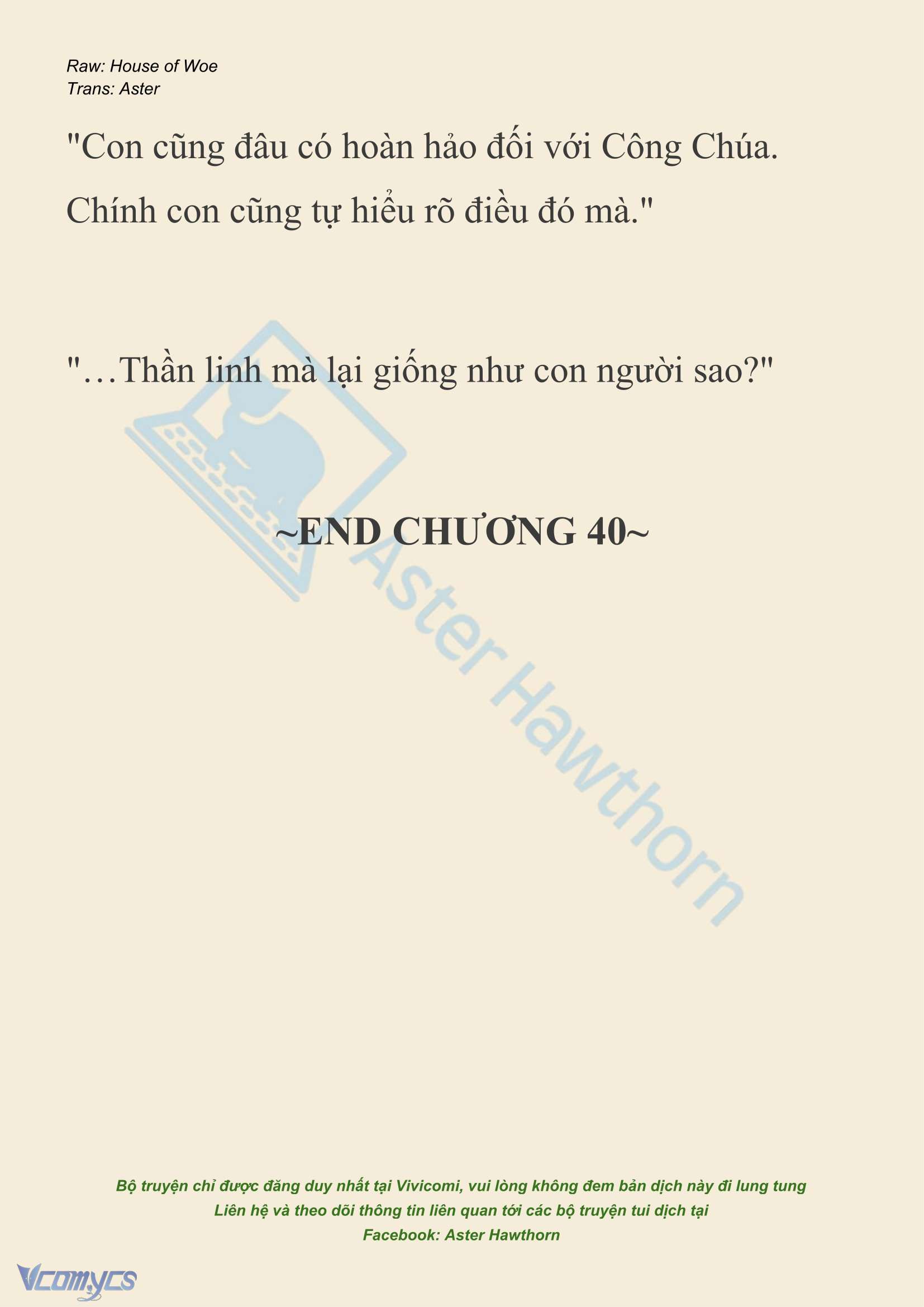 [NOVEL] Dành Cho Các Nữ Thần: Dành cho Psyche Chap 40 - Trang 2